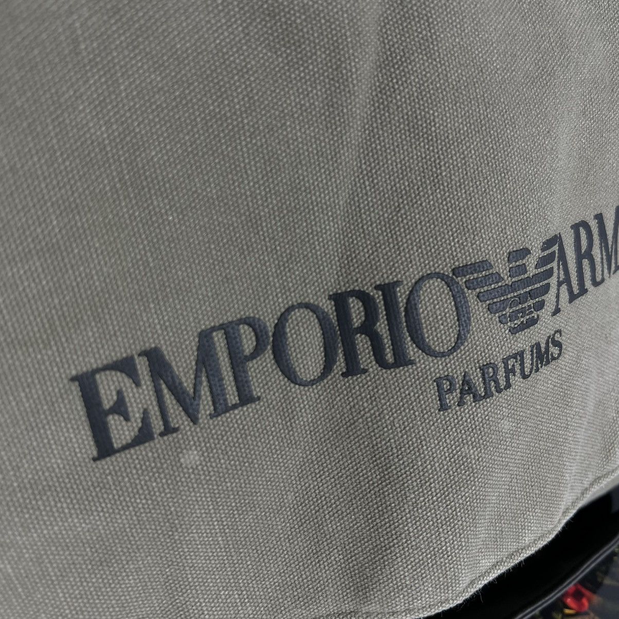 Designer × Emporio Armani Emporio Armani Shoulder Bag Khaki Canvas Parfumés Line Size ONE SIZE - 10 Thumbnail