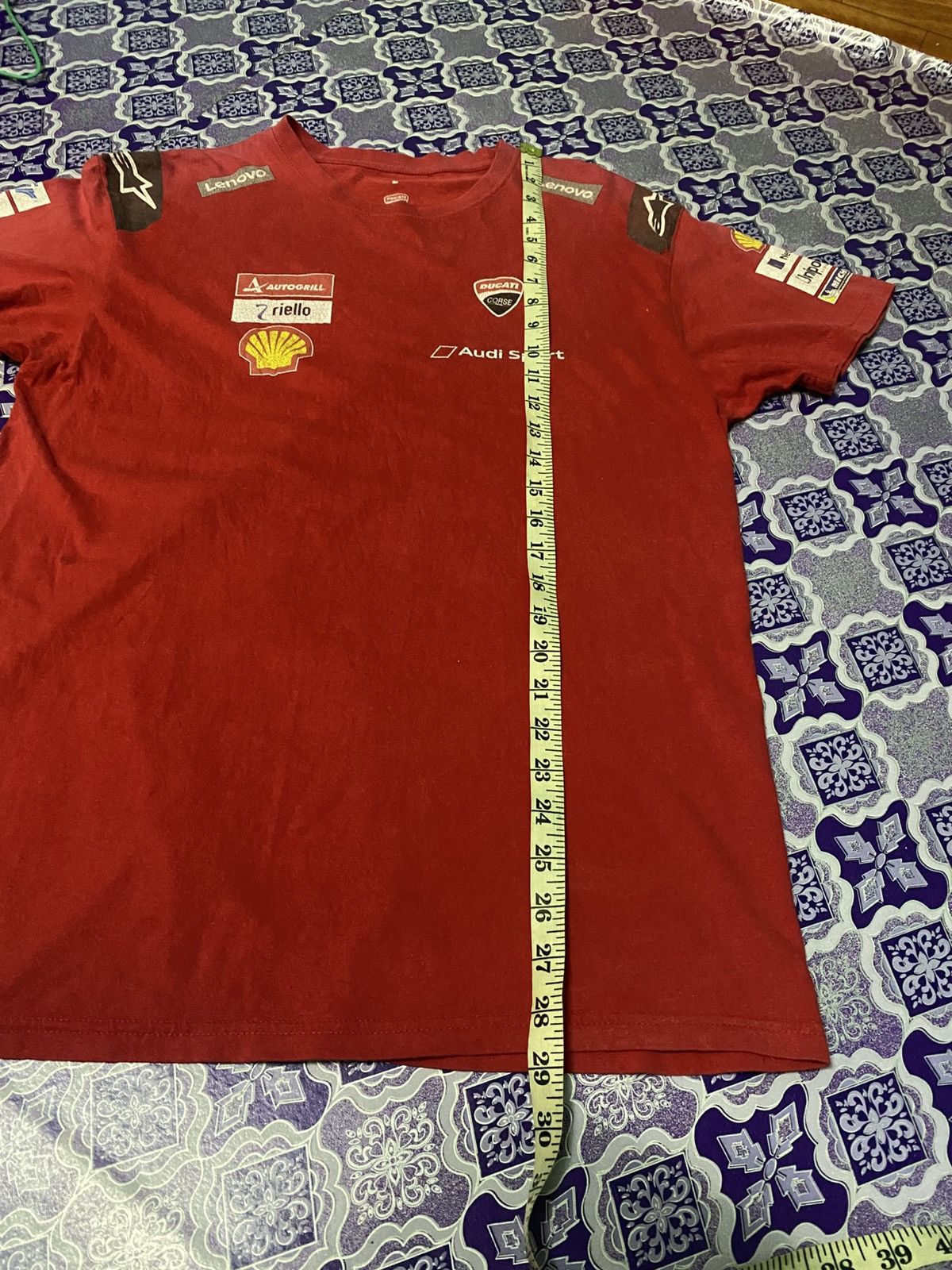 Audi × Ducati Official Ducati Lenovo Moto GP Team T Shirt by Alpinestars Size US L / EU 52-54 / 3 - 8 Thumbnail