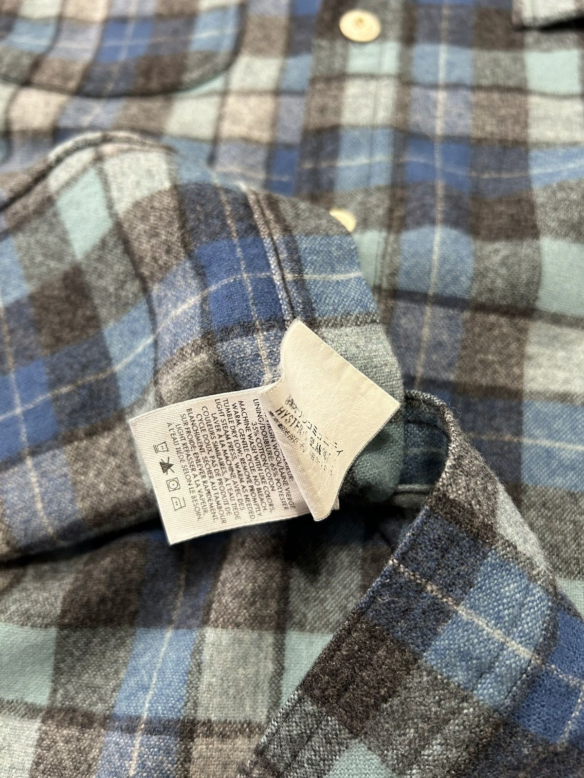 Hysteric Glamour × Japanese Brand × Vintage Hysteric Glamour x Pendleton Plaid Wool Shirt Size US M / EU 48-50 / 2 - 3 Thumbnail