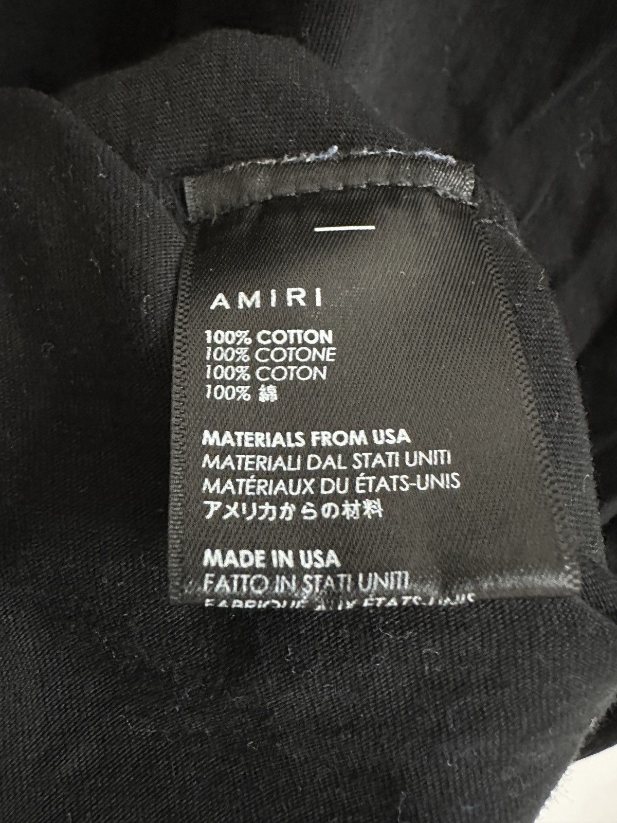 Amiri Amiri 'You Get What You Deserve' Crew Neck T-Shirt - XS Size US XS / EU 42 / 0 - 6 Thumbnail