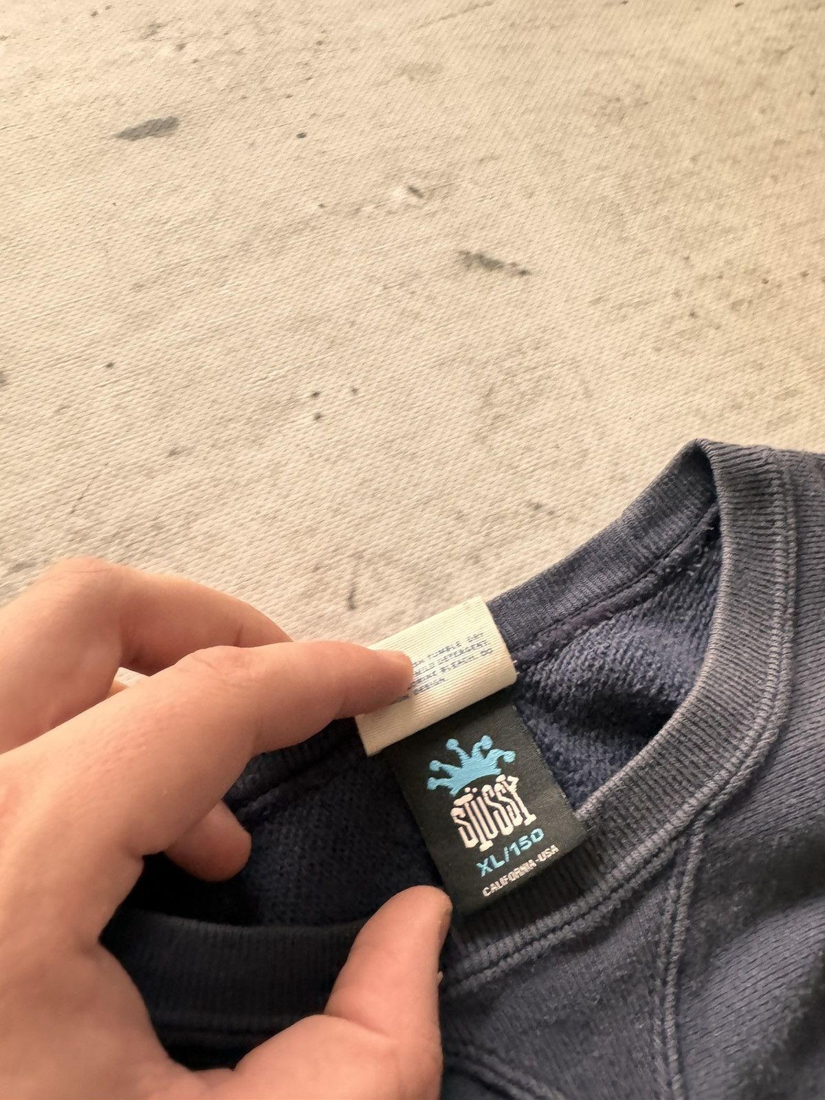 Stussy × Vintage STUSSY x CHAMPION CENTER LOGO VINTAGE SWEATSHIRT Size US XS / EU 42 / 0 - 6 Thumbnail