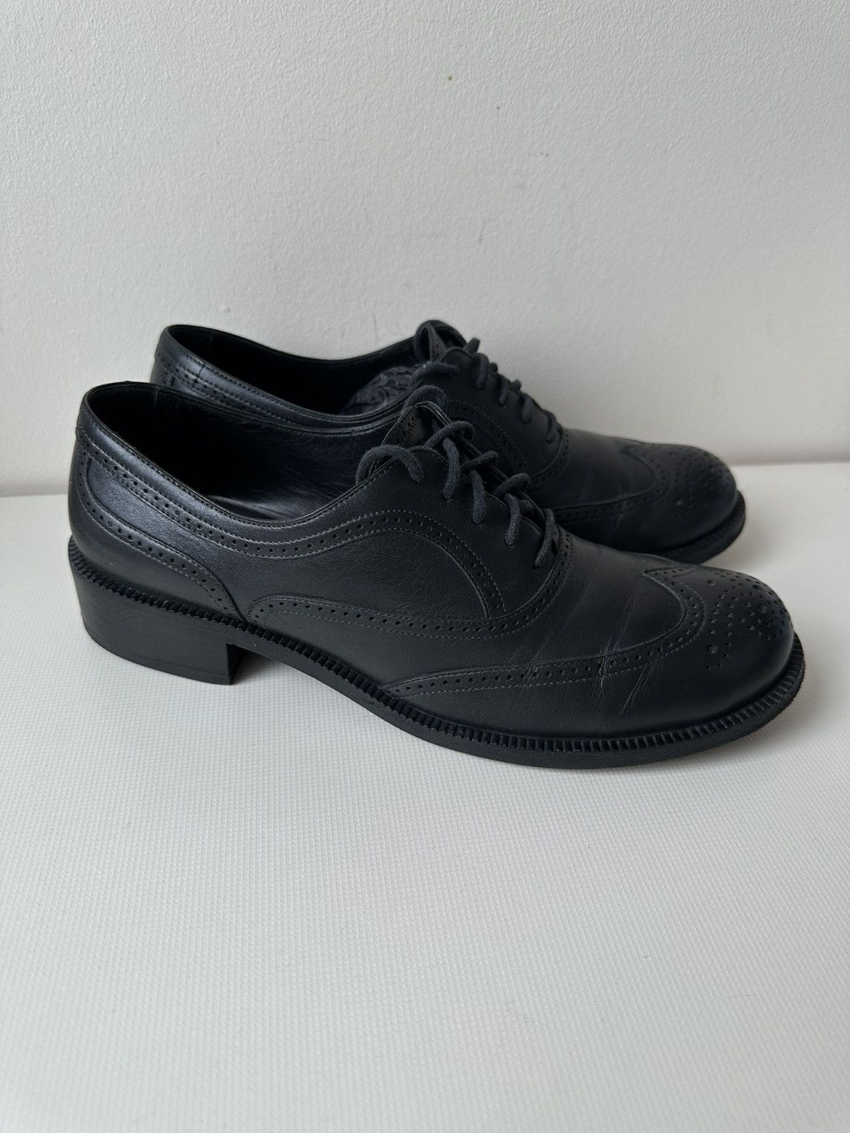 Bottega Veneta Bottega Veneta Oxford leather boots vintage shoes Size US 9 / IT 39 - 1 Thumbnail