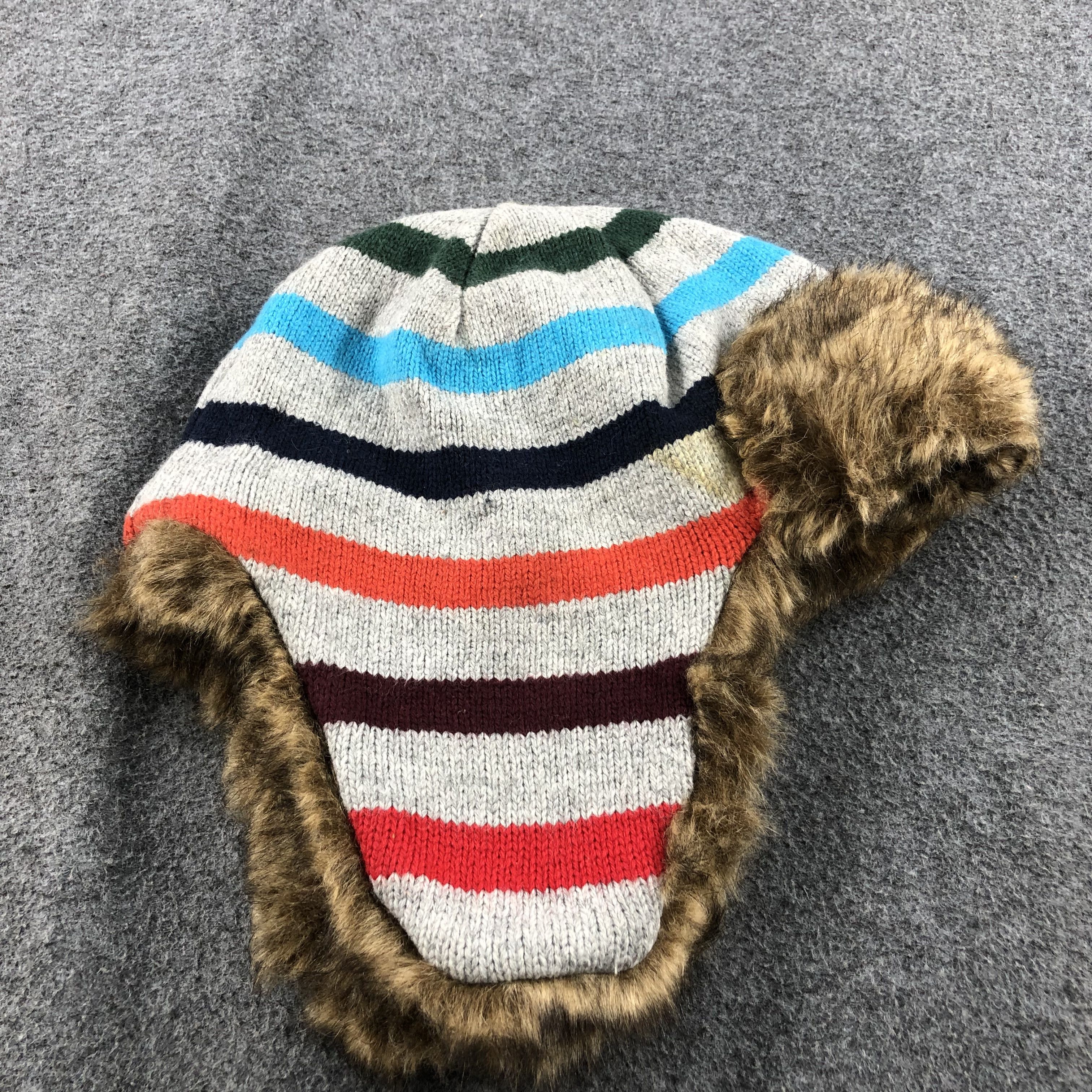 Gap GAP Bomber Hat Rex Rabbit Fur Trapper Hat Beanie B338 Size ONE SIZE - 4 Thumbnail