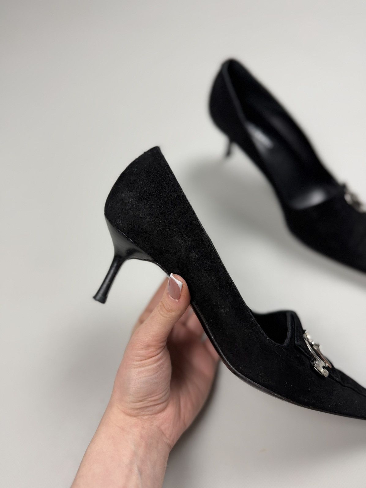Paciotti Cesare Paciotti Dagger Suede Ladies Heels Size 39 / US 8 Size US 8 / IT 38 - 7 Thumbnail