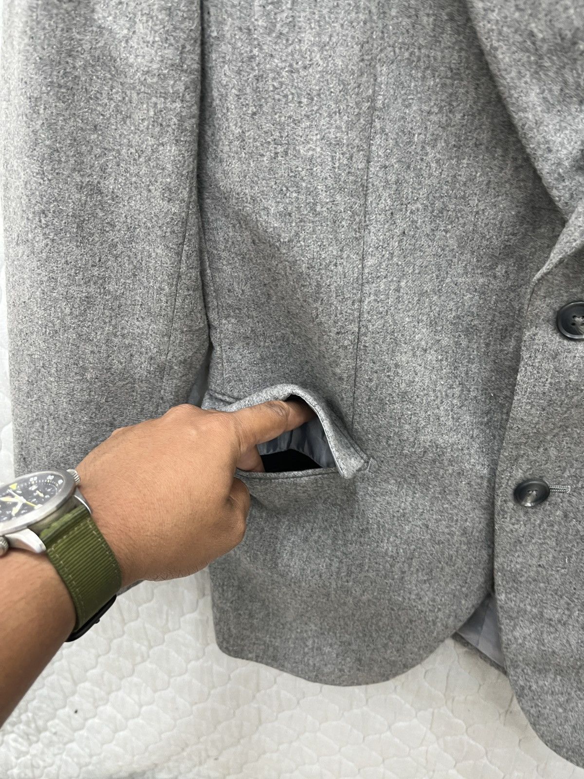 Jil Sander × Uniqlo A(59). JIL SANDER X UNIQLO BLAZER JACKET Size S / US 4 / IT 40 - 11 Thumbnail