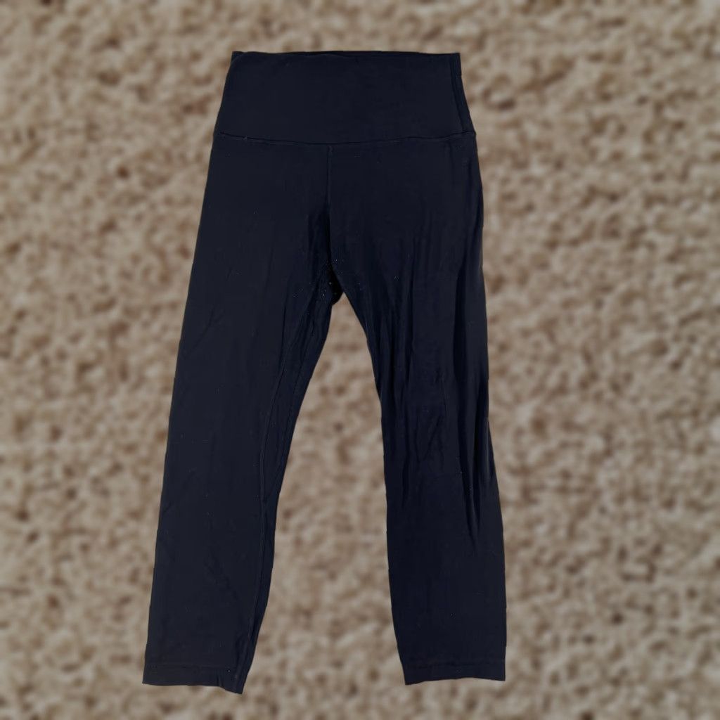 Lululemon Lululemon Pants Womens 6 Black Align Crop 21" ISSUES READ Size 28" / US 6 / IT 42 - 1 Thumbnail