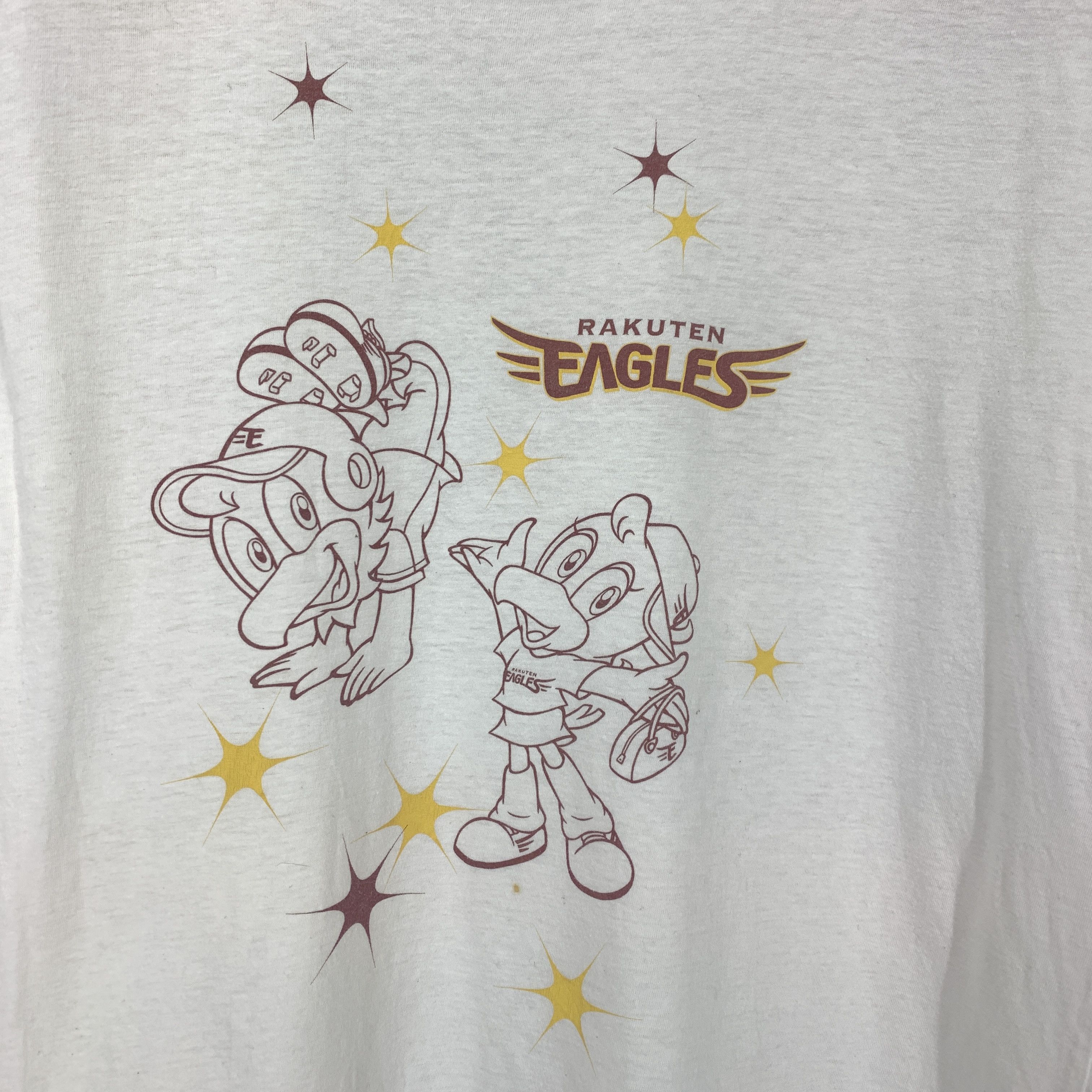 Japanese Brand RAKUTEN EAGLES Crew Neck T Shirt #1818/08 Size US M / EU 48-50 / 2 - 2 Thumbnail