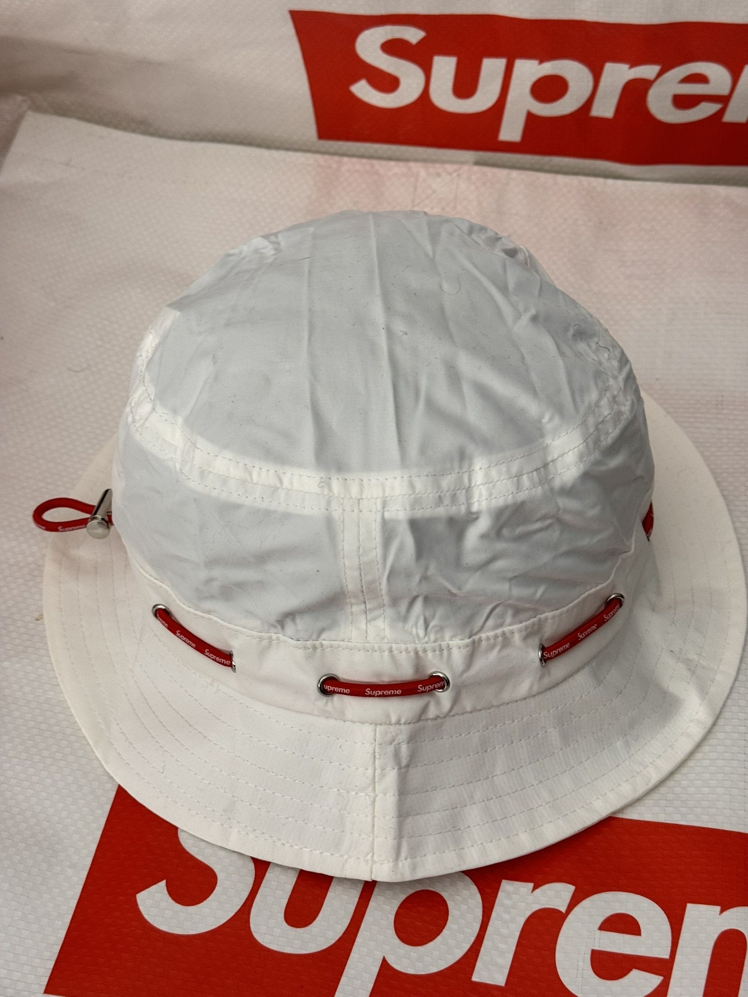 Supreme Shockcord Nylon Crusher White Supreme Shockcord Nylon