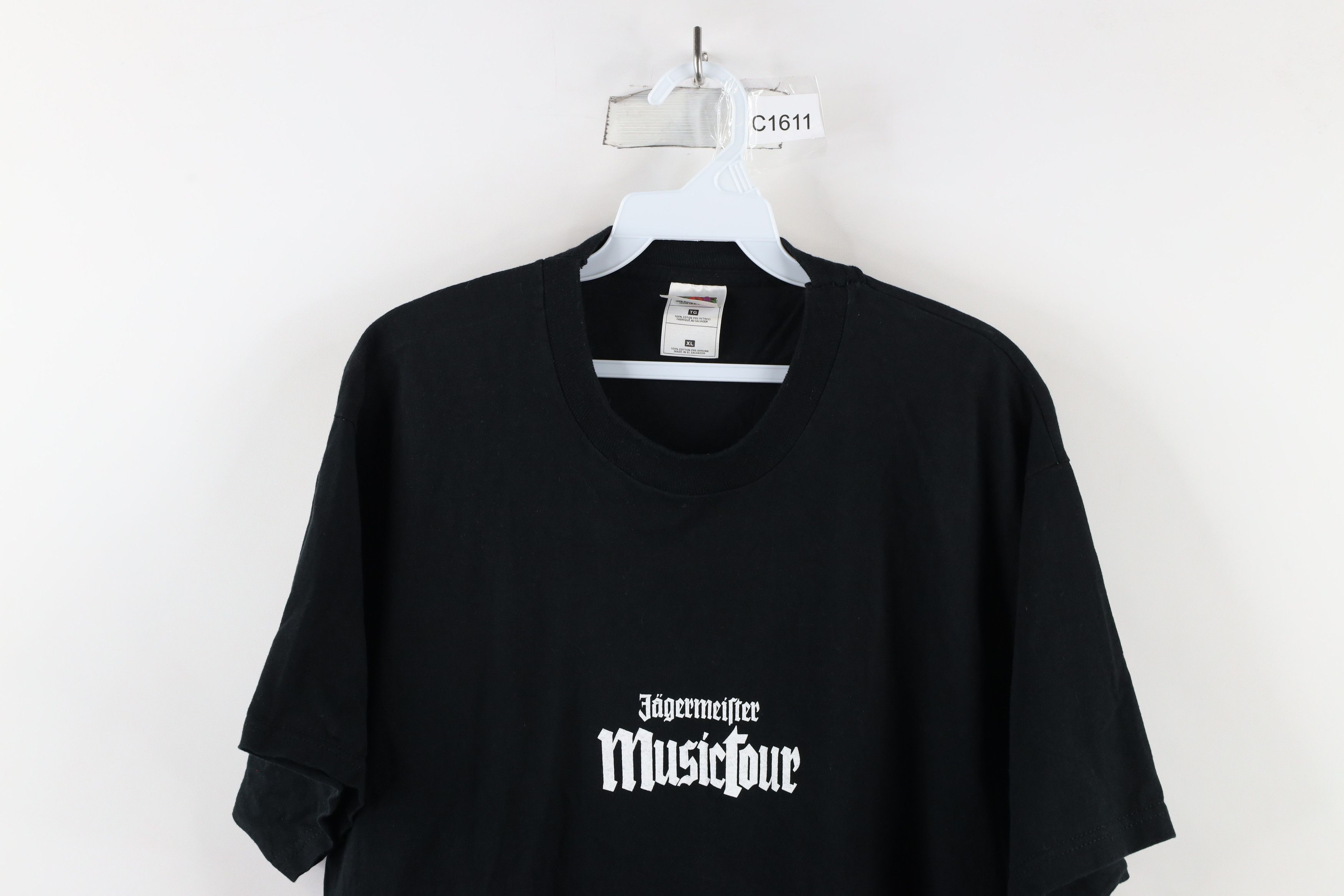 Vintage Vintage Y2K 2002 Jagermeister Music Tour Out T-Shirt Black Size US XL / EU 56 / 4 - 2 Thumbnail