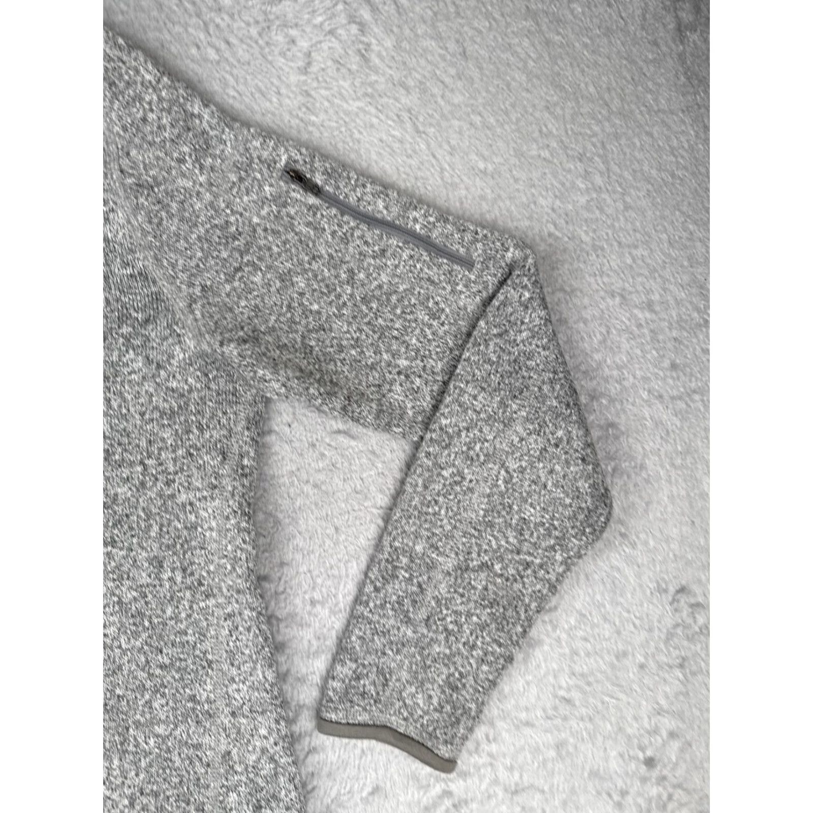 Patagonia Patagonia Better Sweater 1/4 Zip Sweater Womens Large Gray Fleece Pullover STAIN Size L / US 10 / IT 46 - 2 Thumbnail