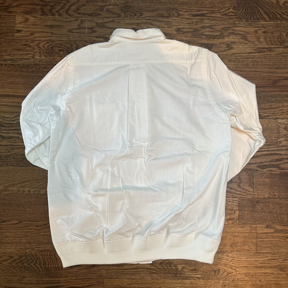 Sacai Sacai White Varsity Brushed Shirt Size US S / EU 44-46 / 1 - 2 Thumbnail