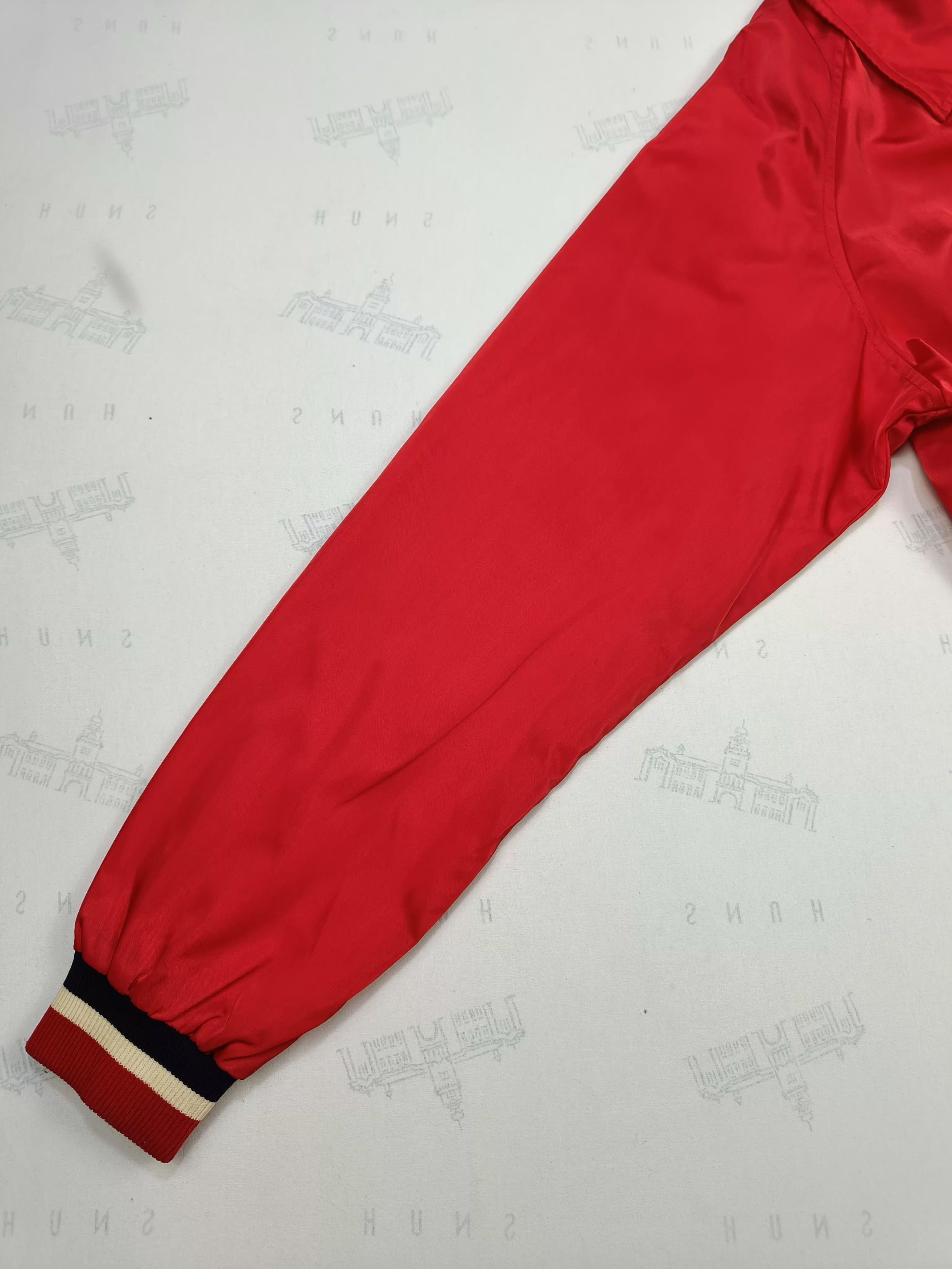 Descente Vintage 80s DESCENTE 'BOMBERS' Back Spell Out Size US L / EU 52-54 / 3 - 6 Thumbnail