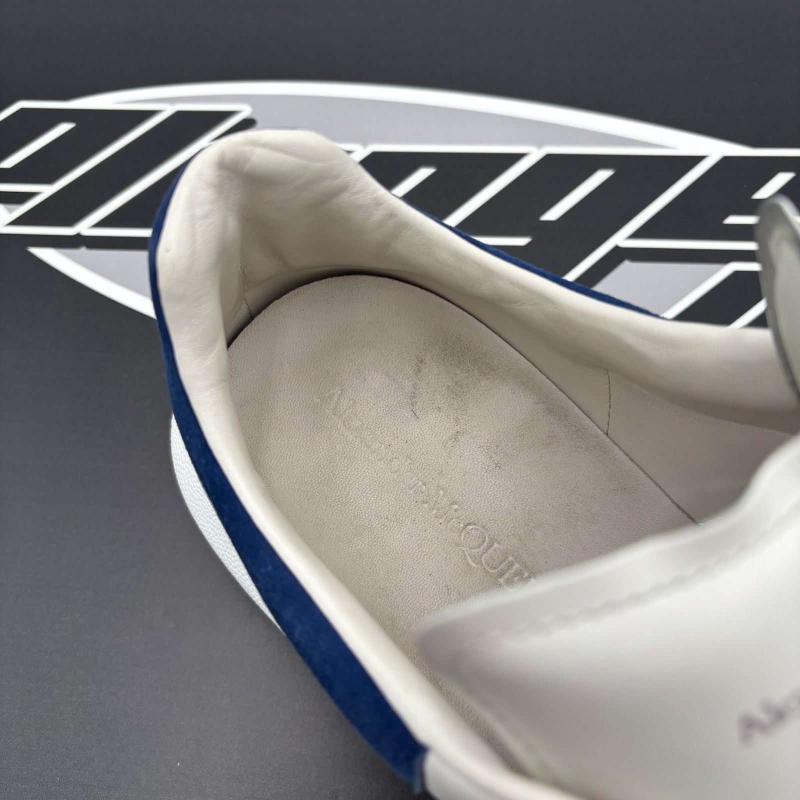 Alexander McQueen Alexander McQueen Oversized ' White, Blue ' | GREAT COND! Size US 12 / EU 45 - 7 Thumbnail