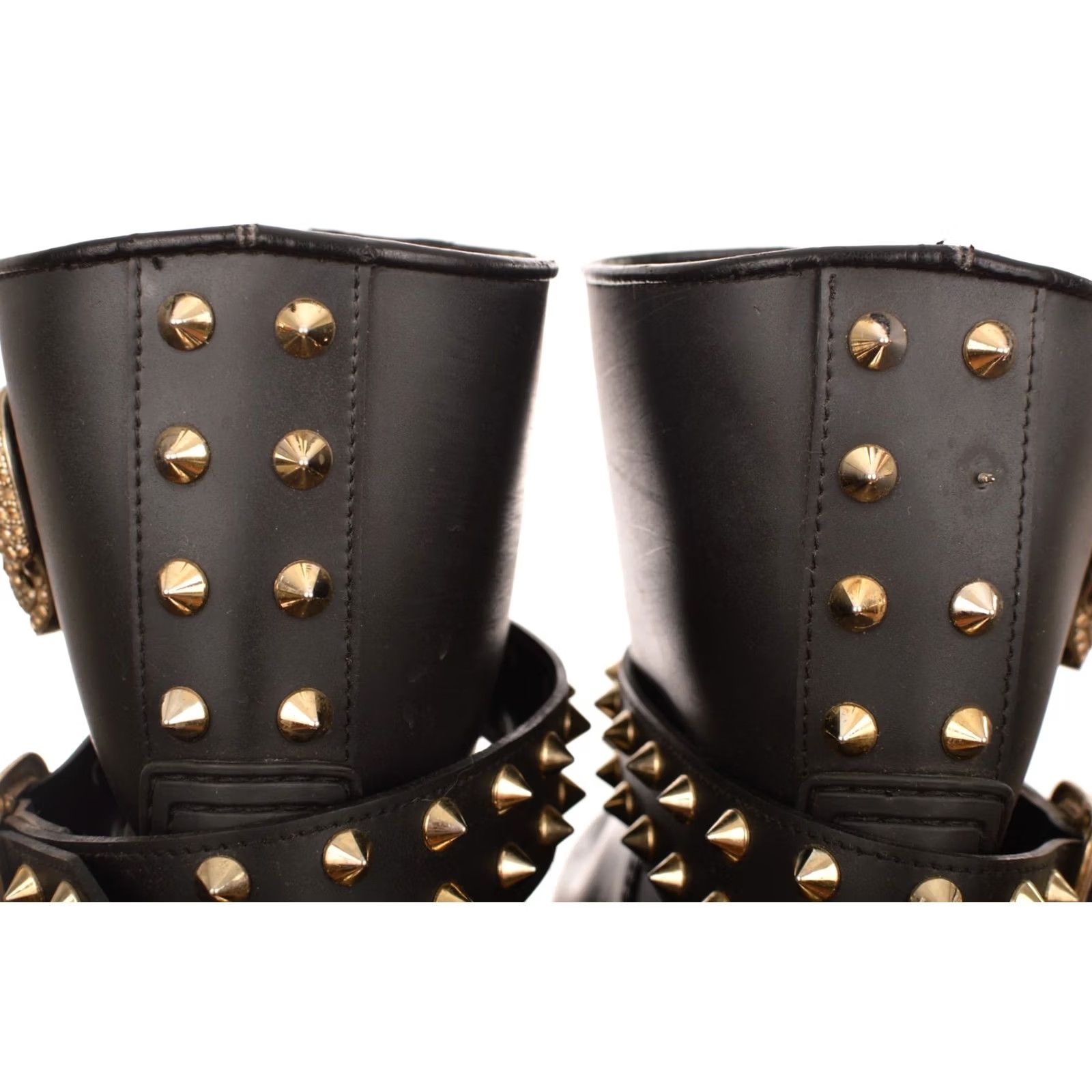 Philipp Plein Philipp Plein Black Rubber Skull Rainproof Ankle Boots Women 39 Boots Rubber Black Skull Rainproof Ankle Boots 39 Women Philippe Plein Size US 9 / IT 39 - 6 Thumbnail