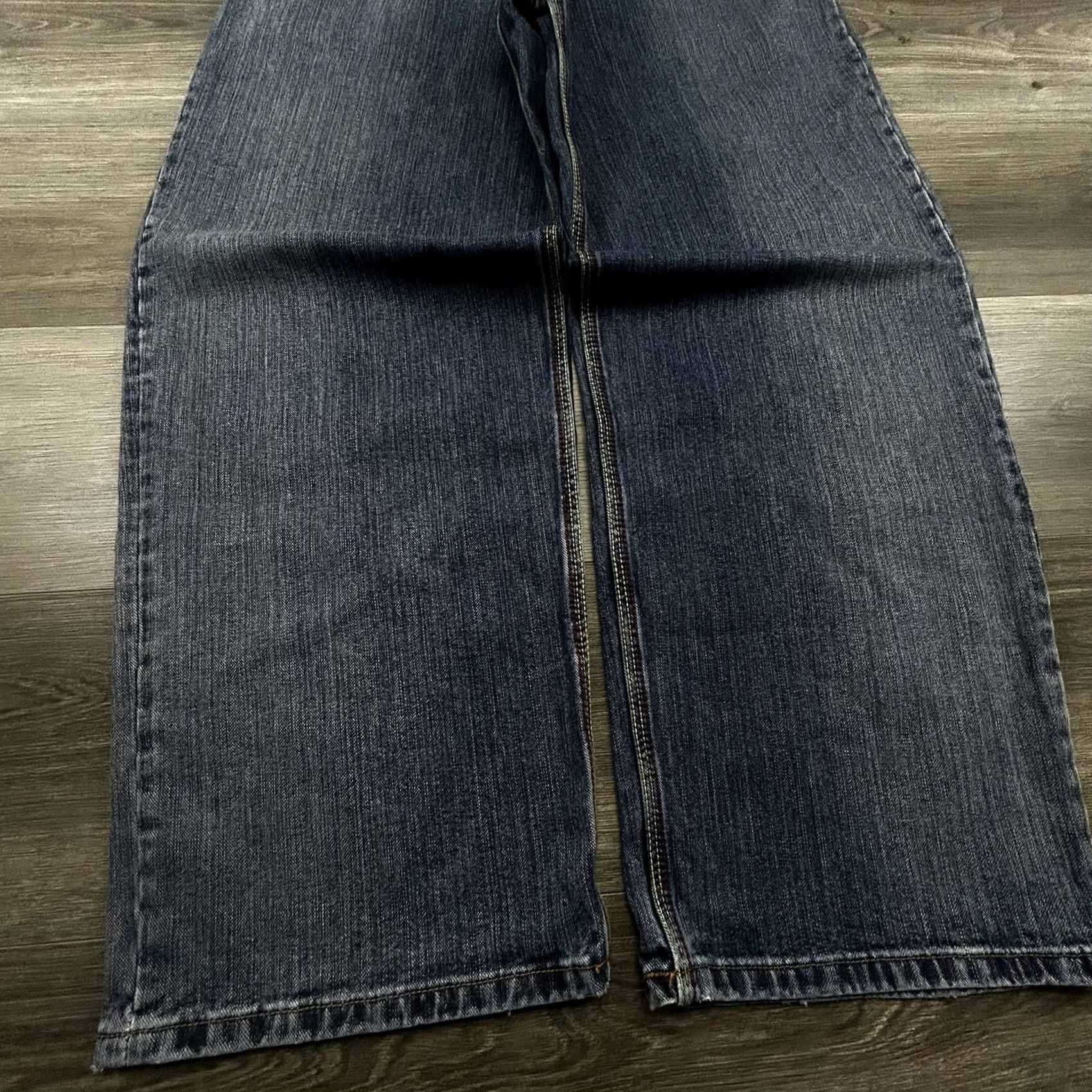 Coogi VINTAGE Coogi Jeans 30x31 Blue Relaxed Wide-Leg Logo Y2K RARE Mens Jeans Size US 30 / EU 46 - 4 Thumbnail