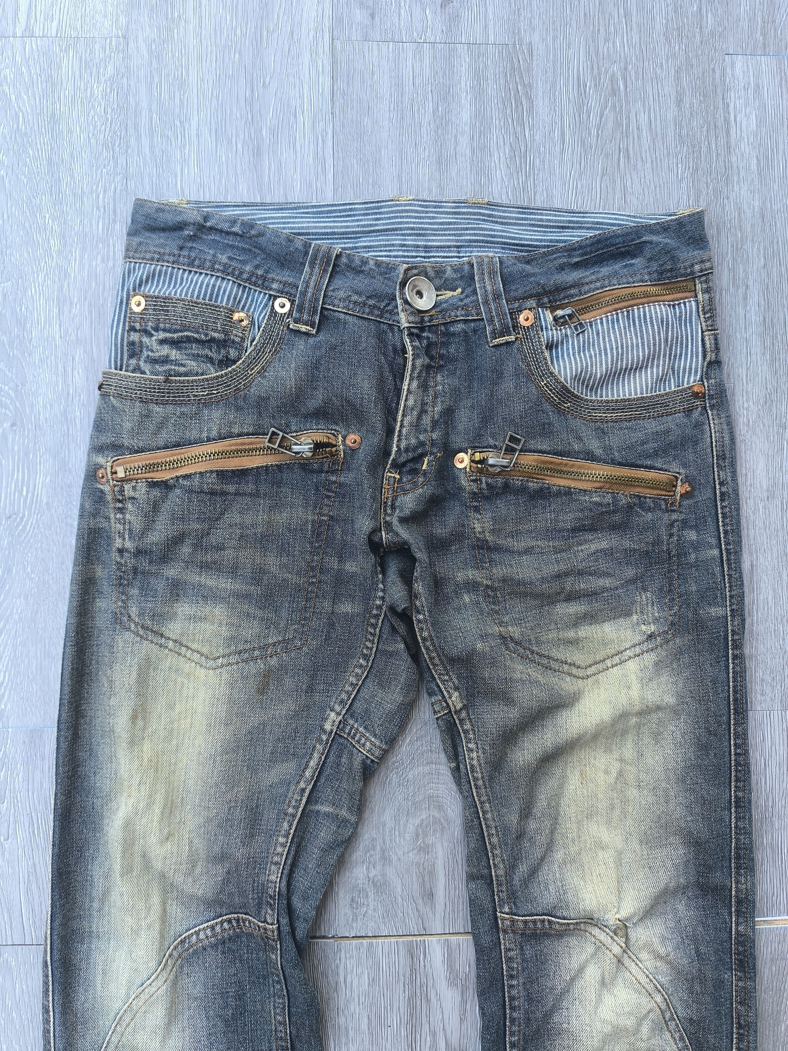 If Six Was Nine × Le Grande Bleu (L.G.B.) Made in Heaven Washed DENIM Size US 34 / EU 50 - 2 Thumbnail