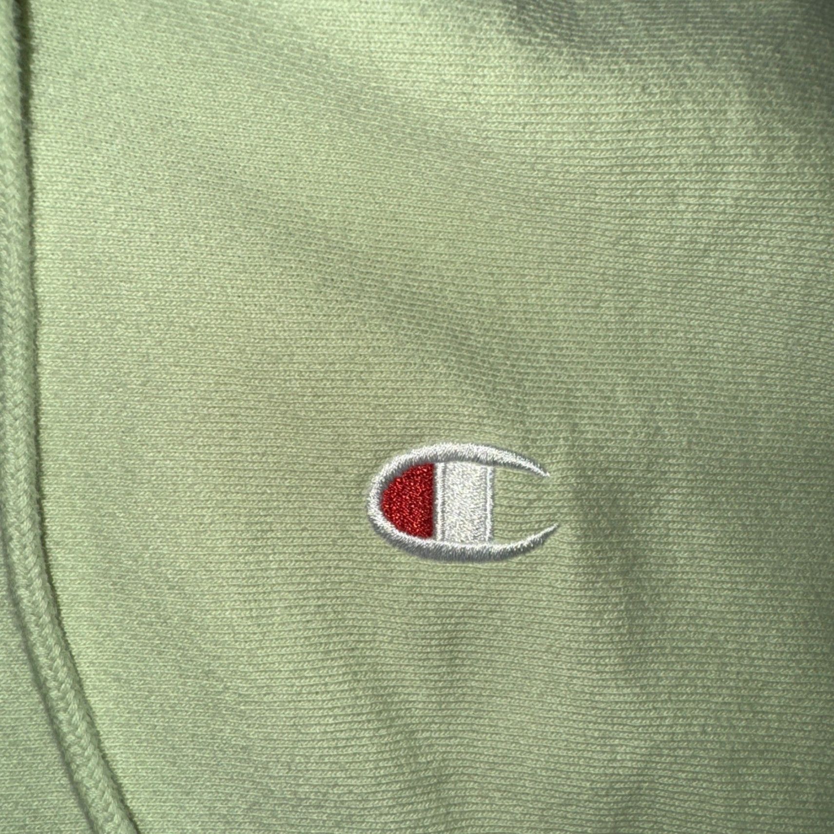 Champion Champion Hoodie Mens Regular Medium Green Key Lime 90s Streetwear Reversible Pockets Pullover Reverse Weave Size US M / EU 48-50 / 2 - 2 Thumbnail