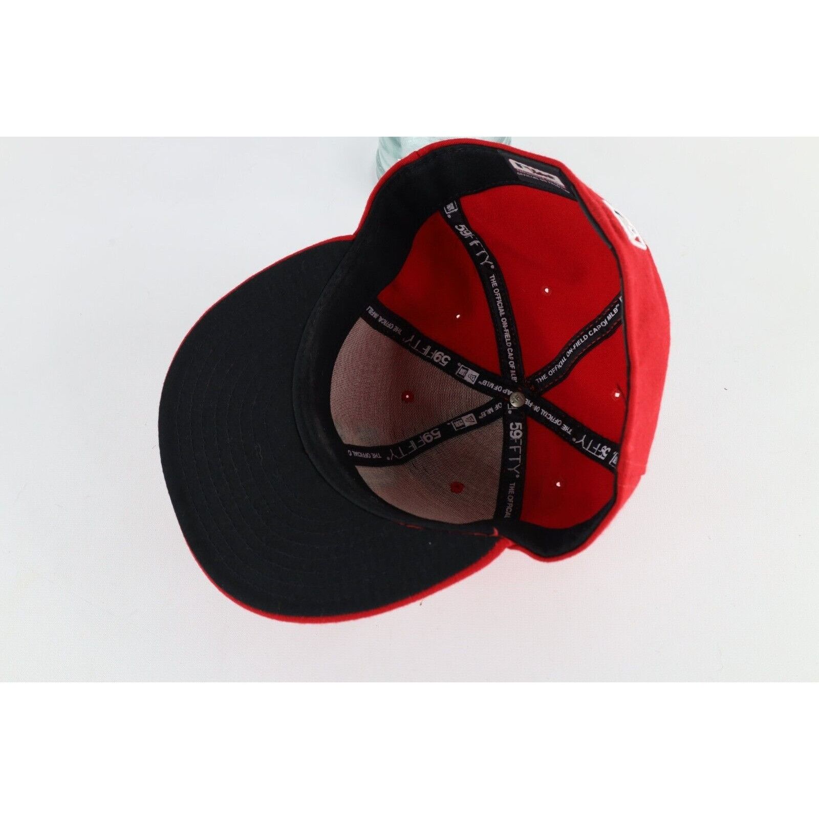New Era × Vintage Vintage New Era Cleveland Indians Baseball C Fitted Hat Size ONE SIZE - 6 Thumbnail