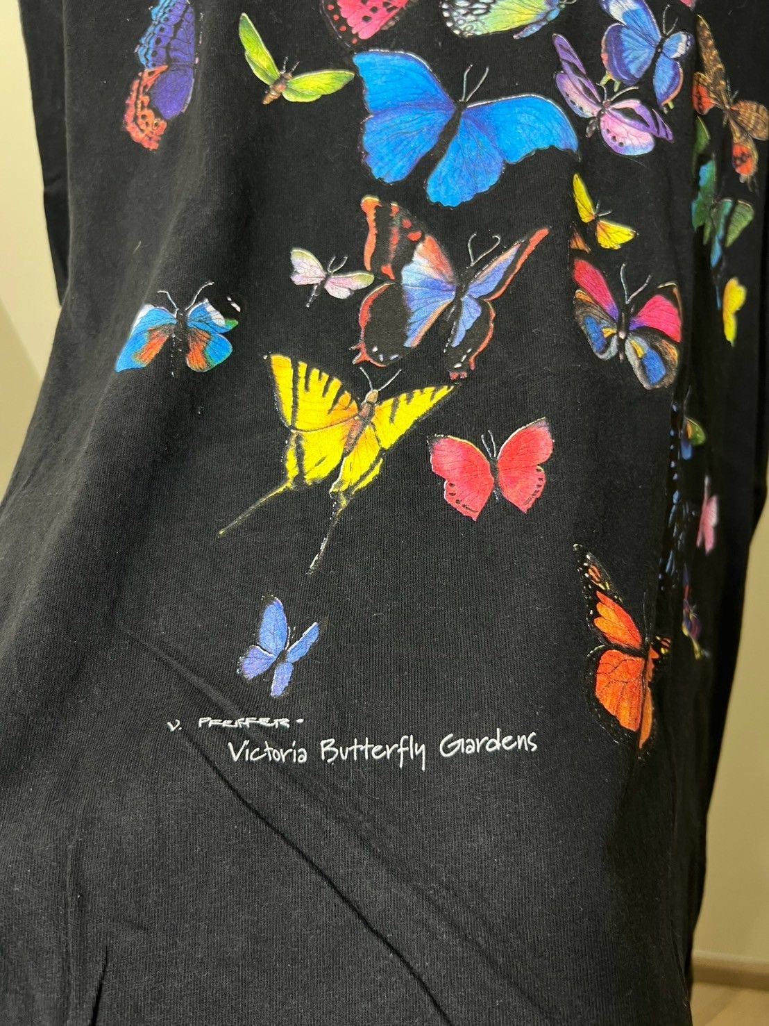 Vintage Vintage Victoria Butterfly Gardens shirt Cook designs bnz01 Size US L / EU 52-54 / 3 - 4 Thumbnail