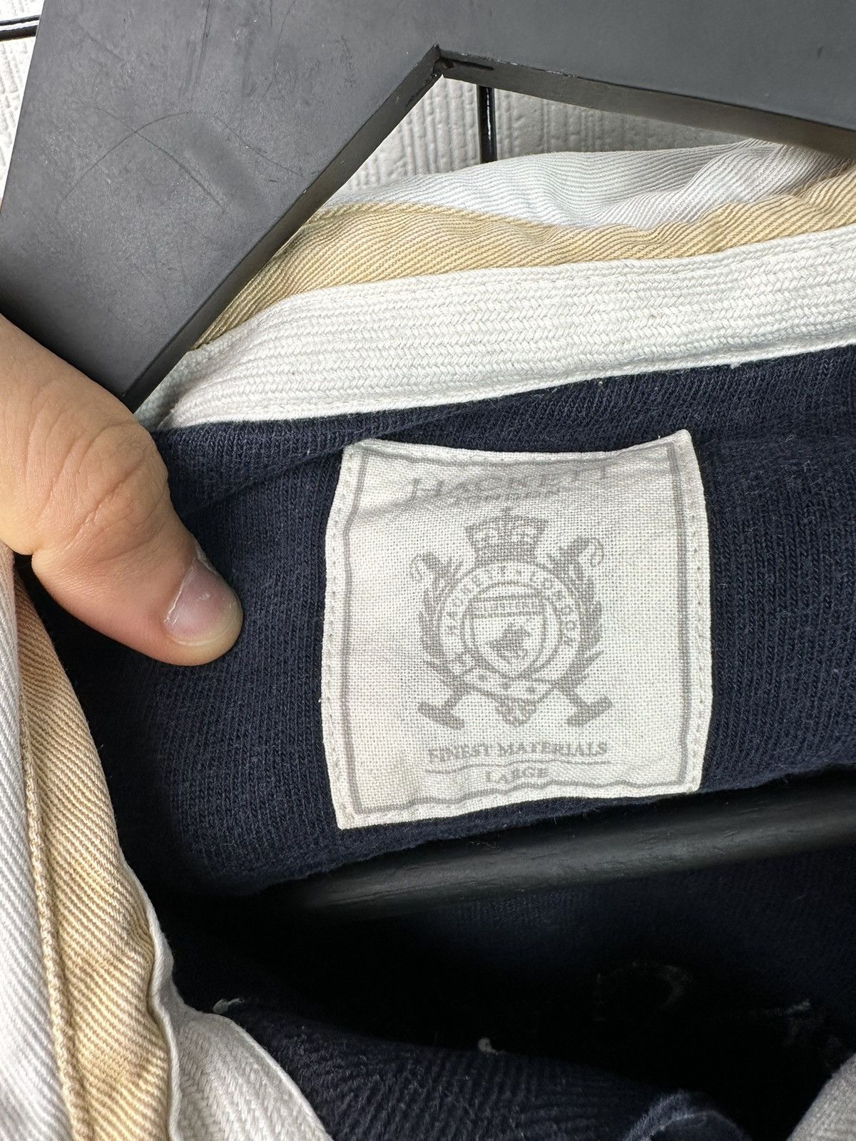 Hackett × Vintage Vintage Hackett London Snow polo team jersey #3 Men L Navy Size US L / EU 52-54 / 3 - 14 Thumbnail