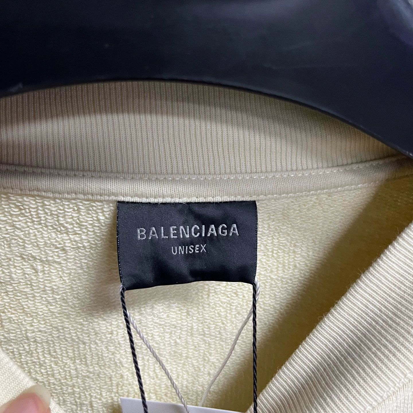 Balenciaga Apricot Logo Print Sweatshirt - Selling for 77 elsewhere Size US XS / EU 42 / 0 - 3 Thumbnail