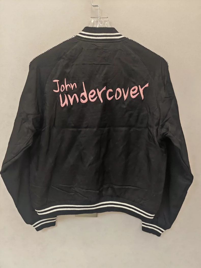 Undercover UNDERCOVER Black embroidered silk paneled horizontal beard Size US M / EU 48-50 / 2 - 3 Thumbnail
