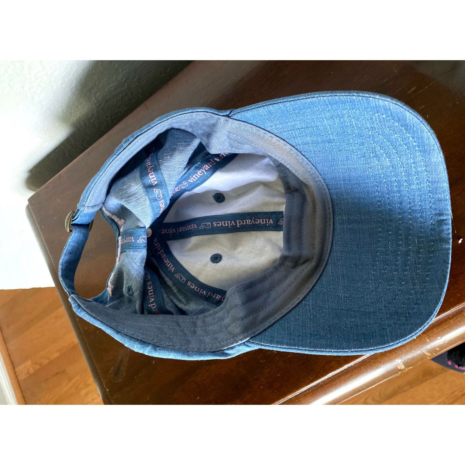 Vineyard Vines Vineyard Vines Mens Blue Whale Strapback Casual baseball Hat Cap Pink Size ONE SIZE - 4 Thumbnail
