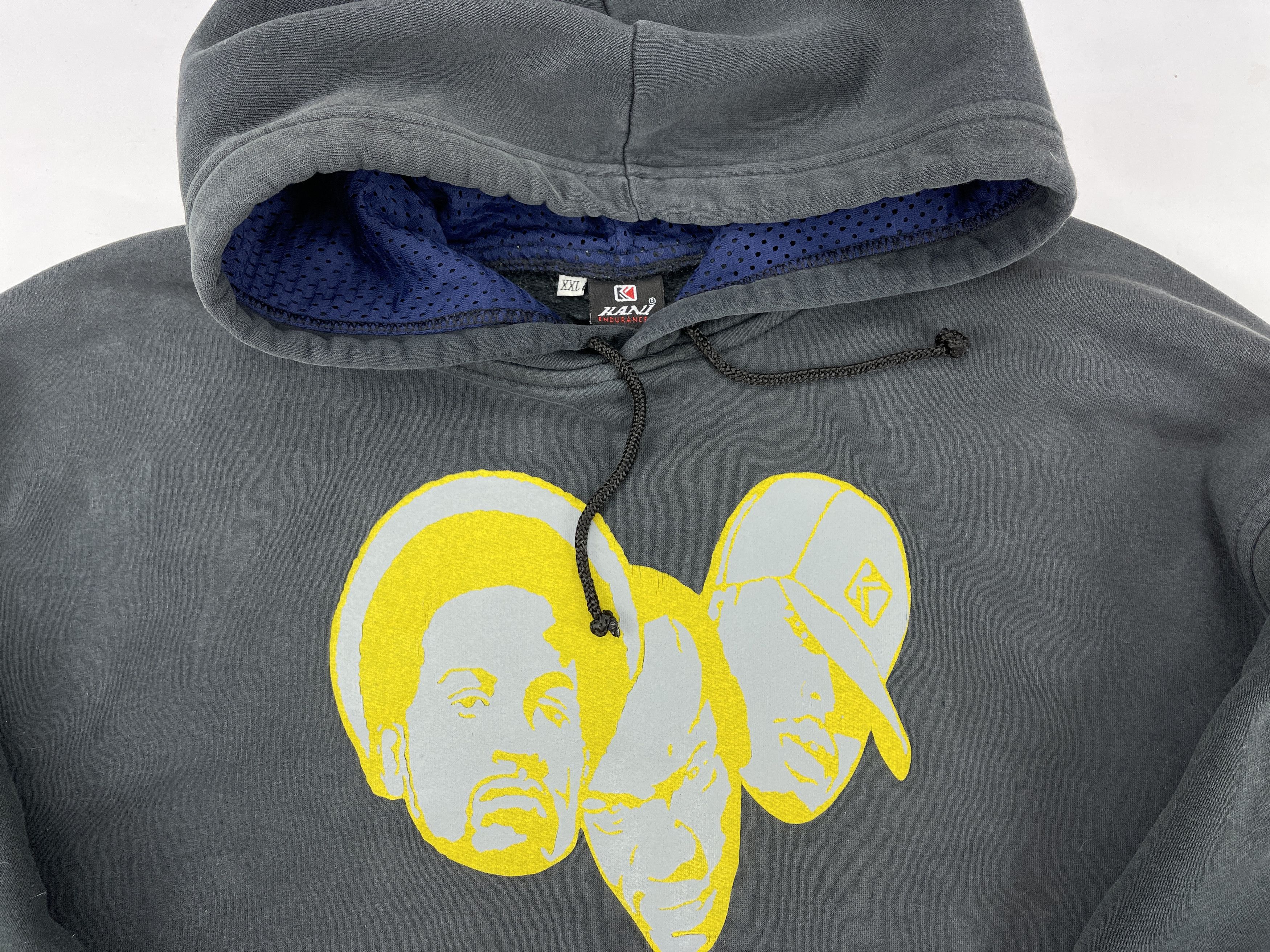 Karl Kani KARL KANI hoodie Faces of Kani vintage hip hop sweatshirt XL Size US XL / EU 56 / 4 - 6 Thumbnail