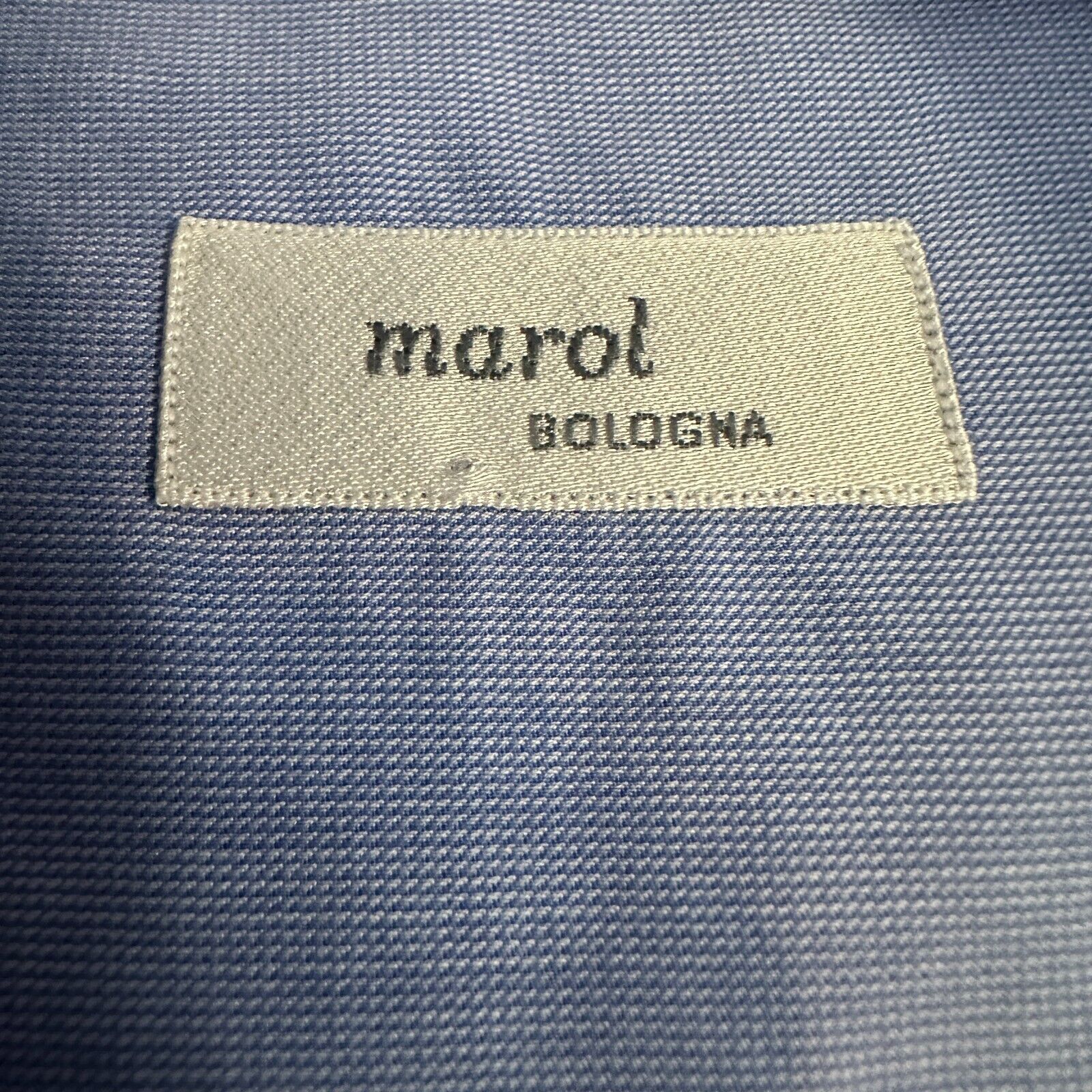 The Unbranded Brand Marol Bologna Dress Shirt Men’s 43 / 17 Blue Long Sleeve Size US XXL / EU 58 / 5 - 5 Thumbnail