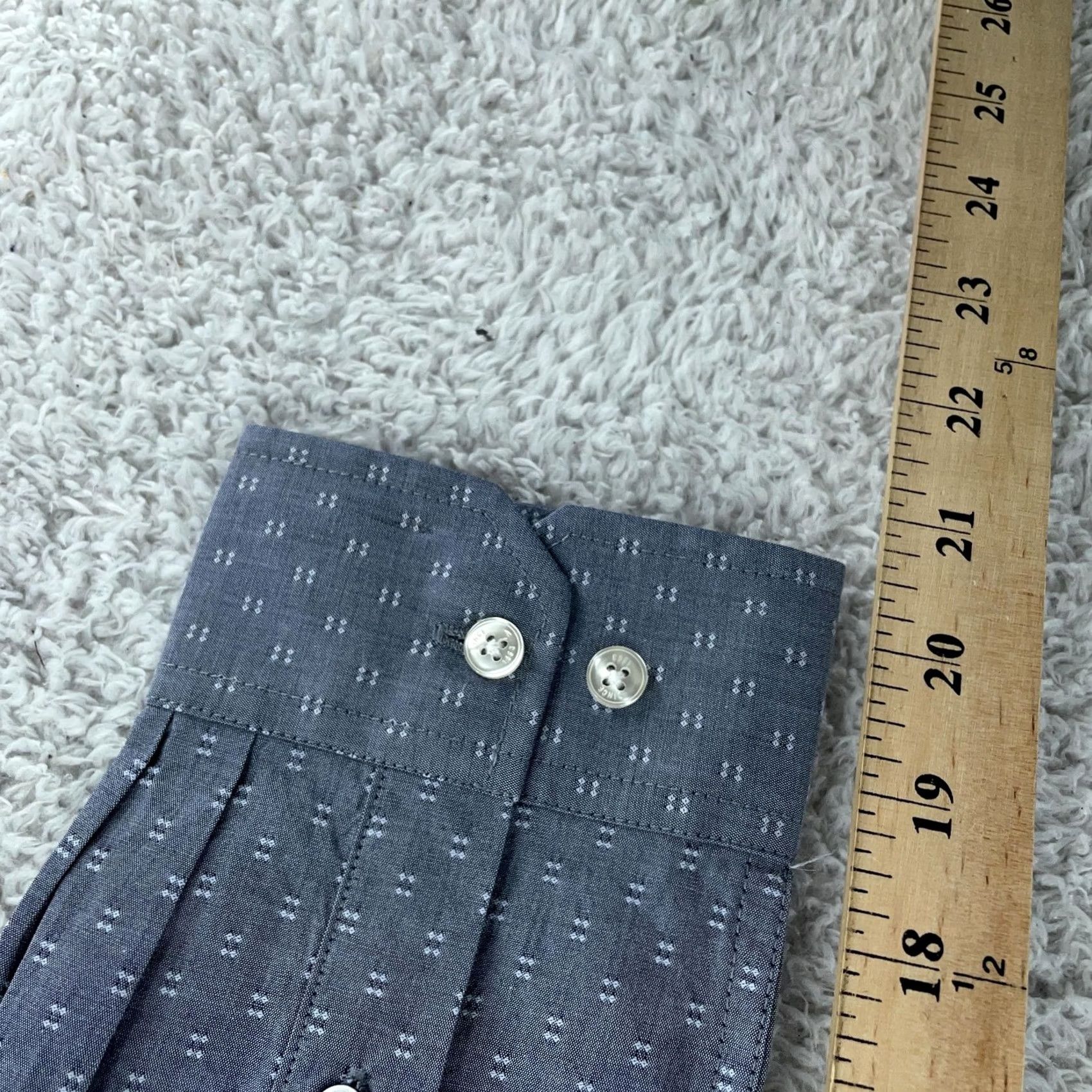 Ben Sherman Ben Sherman Shirt Men XL Blue Depths Soho Slim Fit Button-Down BS30LW023 Size US XL / EU 56 / 4 - 6 Thumbnail