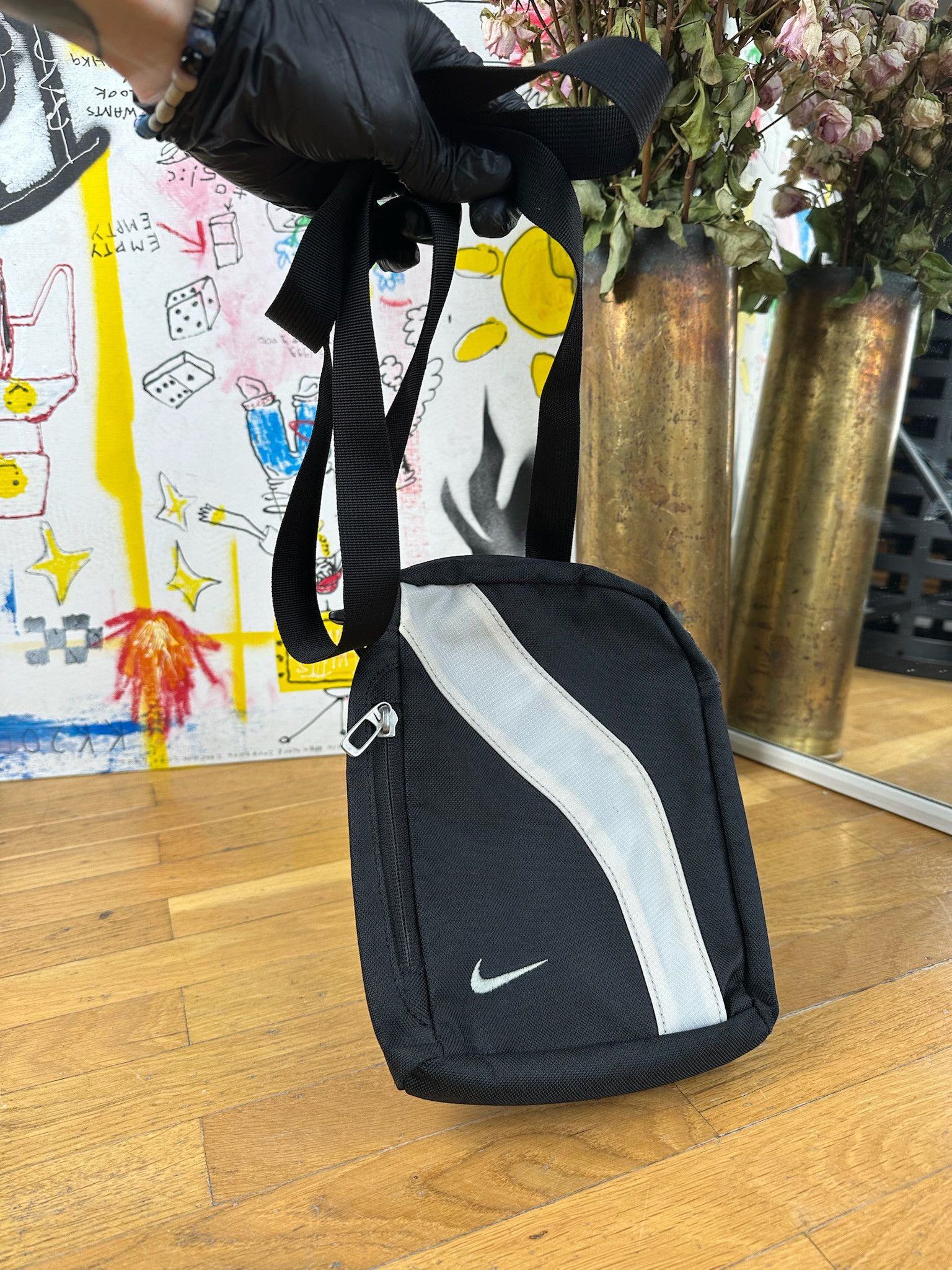 Nike Vintage Nike Crossbody Messenger Bag Size ONE SIZE - 7 Thumbnail