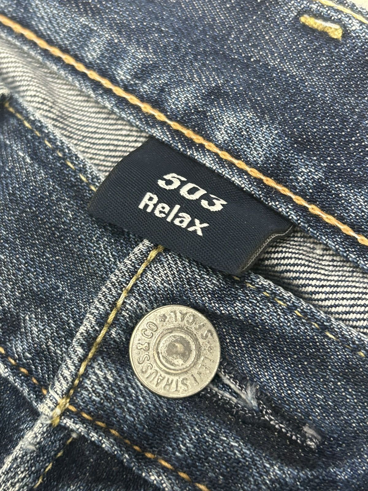 Levi's Levis 503 Relaxed Fit Blue Jeans Baggy Style Size US 33 - 11 Thumbnail