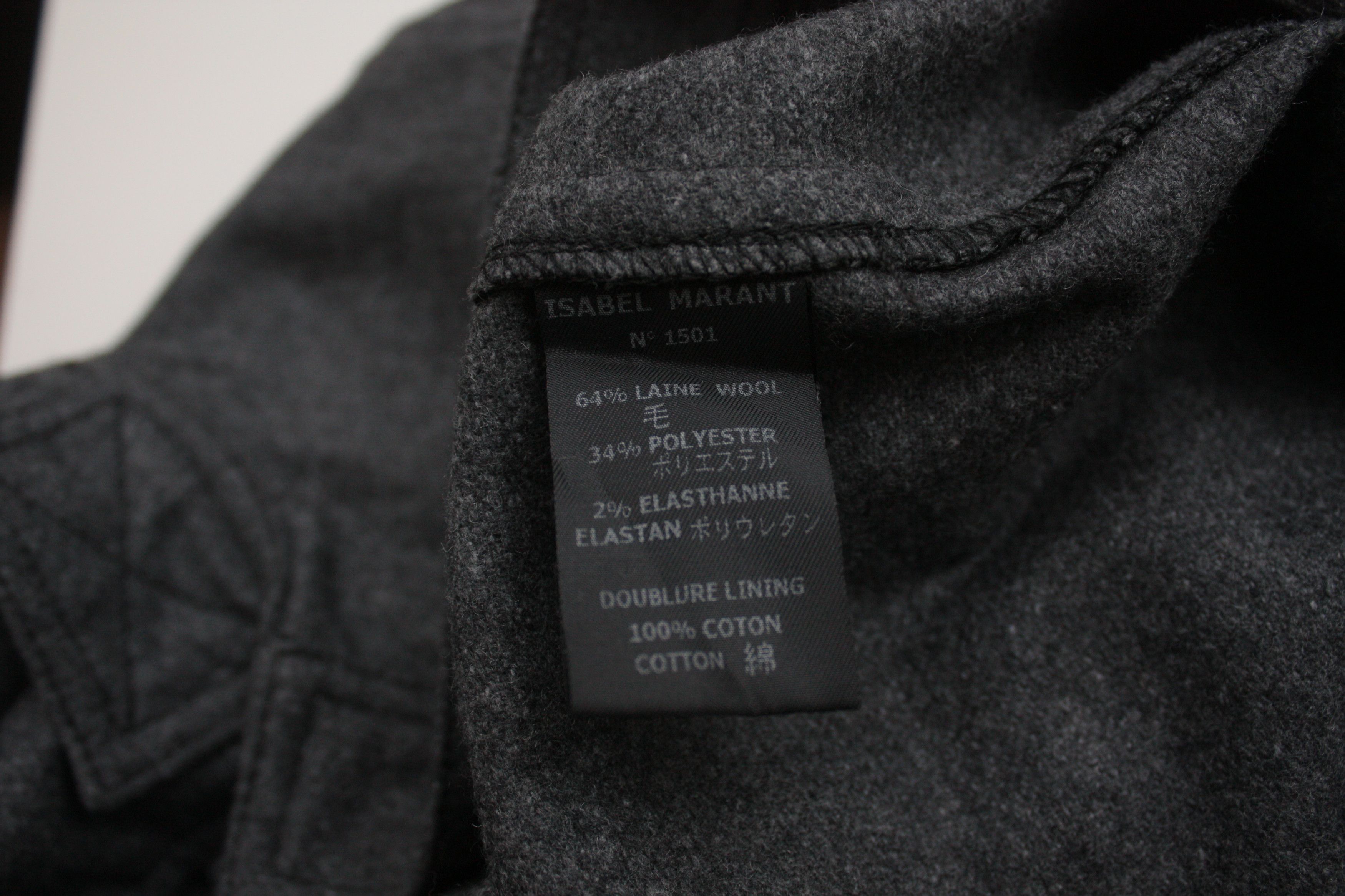 Isabel Marant Isabel Marant Etoile Gray Wool Blend Overalls Size 0 Size XS / US 0-2 / IT 36-38 - 6 Thumbnail