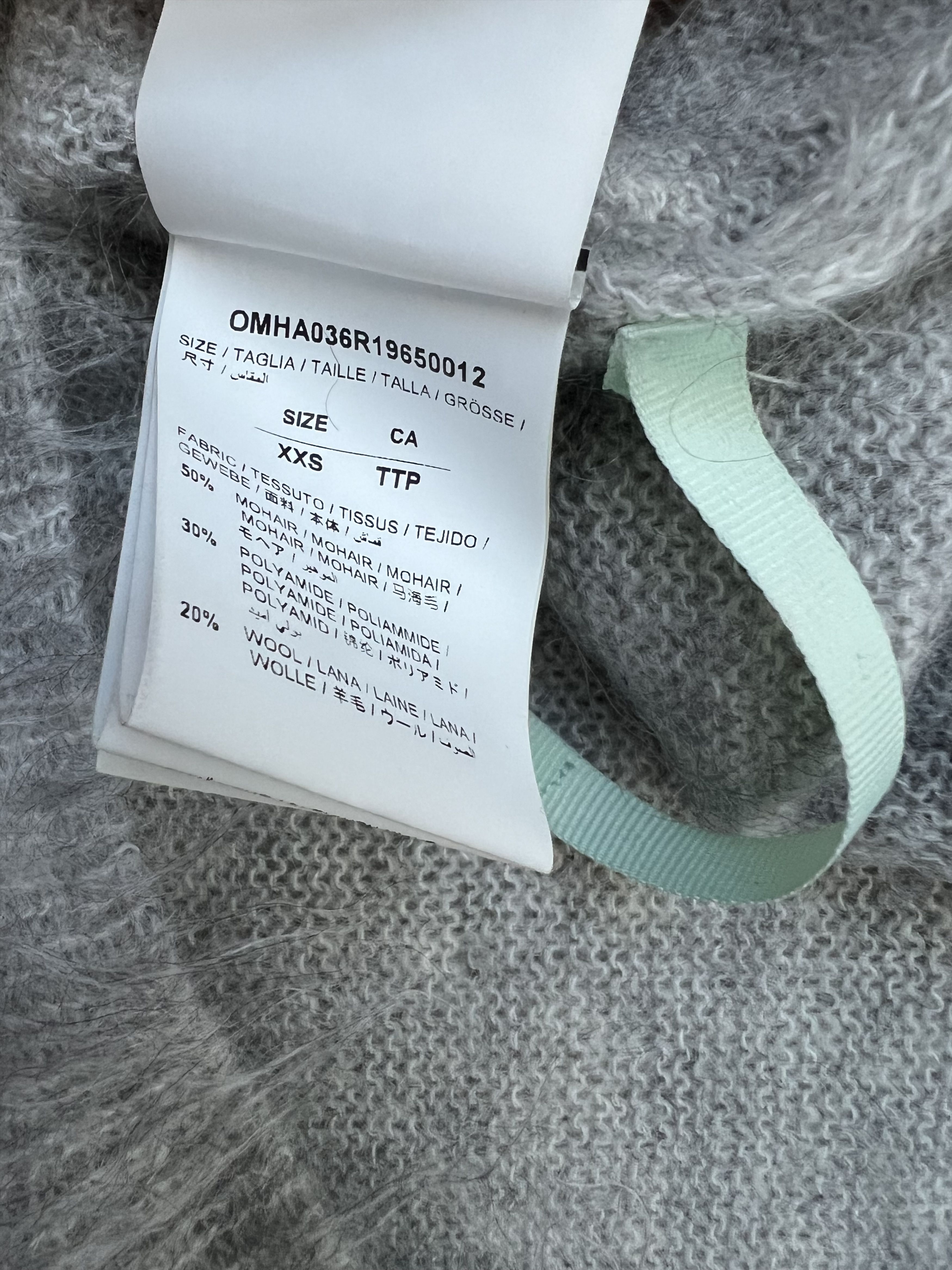 Off-White Off-White Early Virgil Abloh Mohair Knit Sweater Size US M / EU 48-50 / 2 - 7 Thumbnail