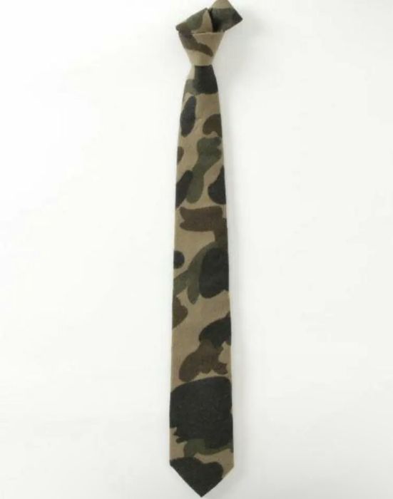Bape 1st Camo Flannel Tie | Grailed