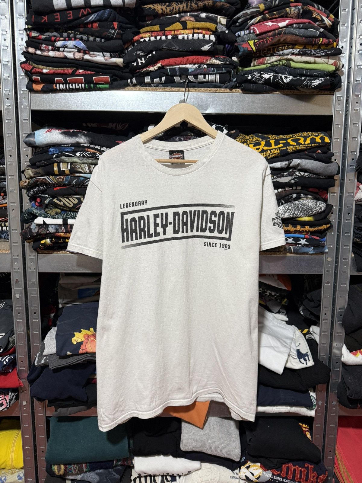 Harley Davidson Vintage 2023 Legendary Harley Davidson Live Free T-Shirt Y2K Size US L / EU 52-54 / 3 - 1 Thumbnail