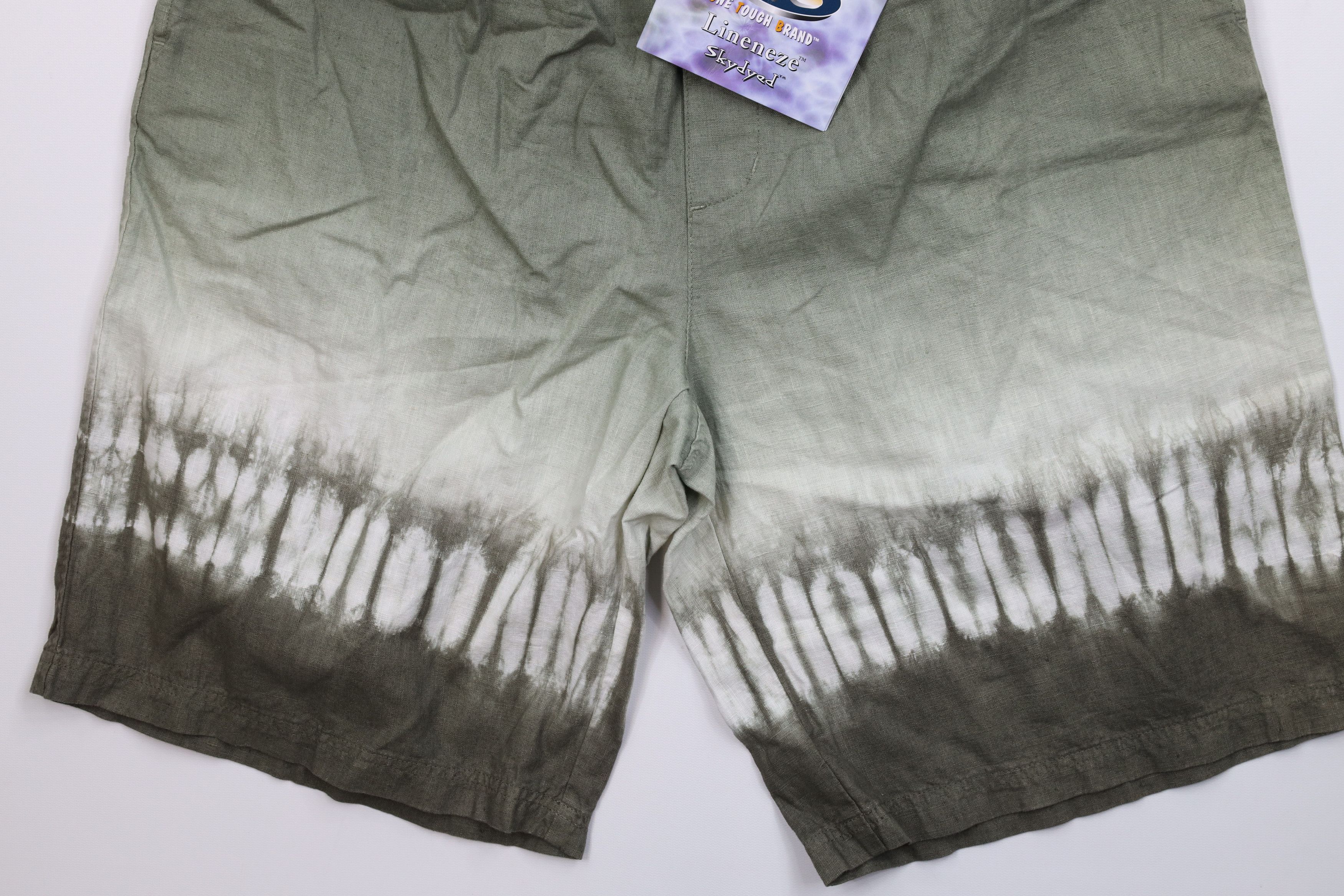 Vintage Deadstock Vintage 90s Y2K Streetwear Belted Acid Wash Shorts Size US 32 / EU 48 - 4 Thumbnail