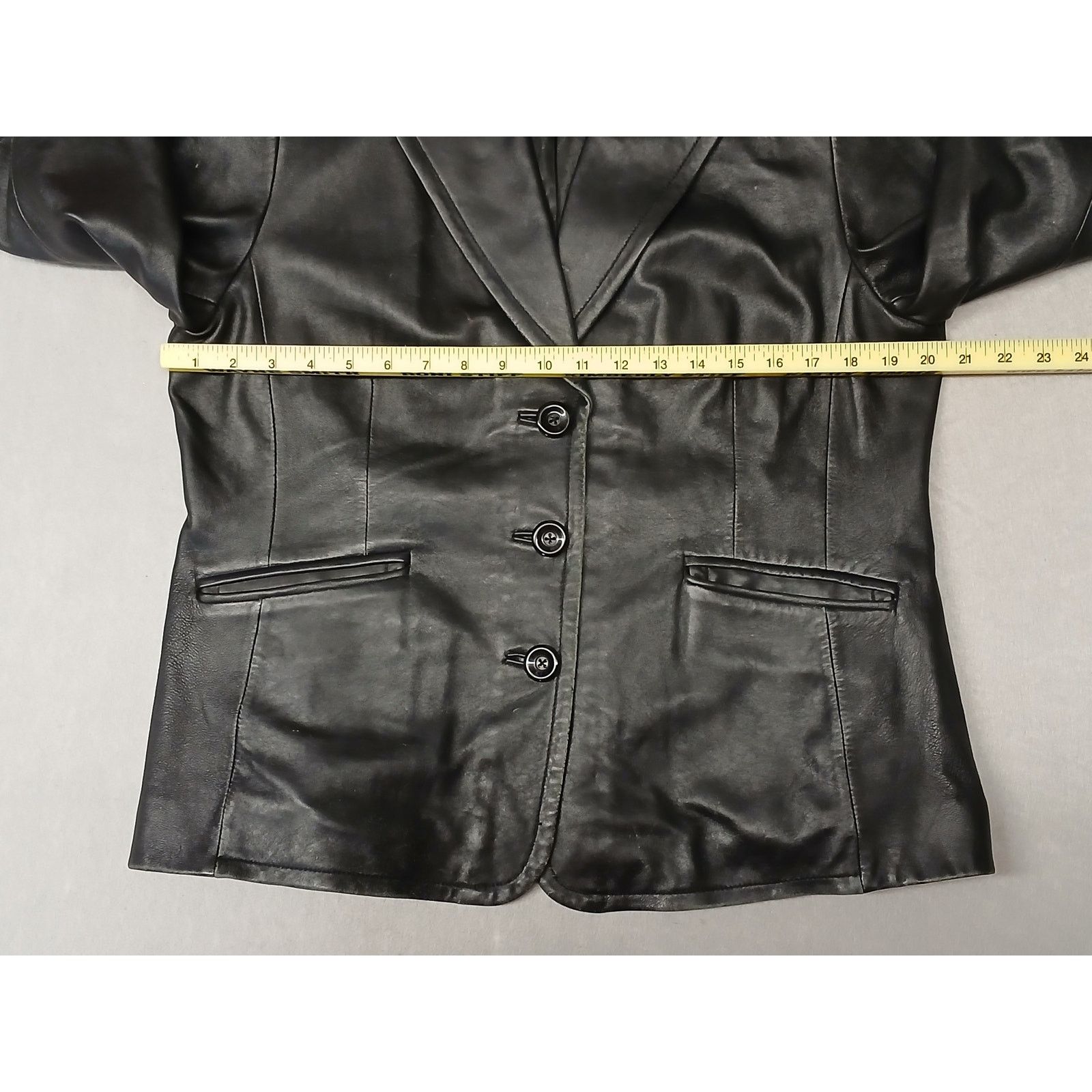 Worthington Worthington (Large) Vintage Genuine Basic Zip Leather Jacket Size L / US 10 / IT 46 - 3 Thumbnail