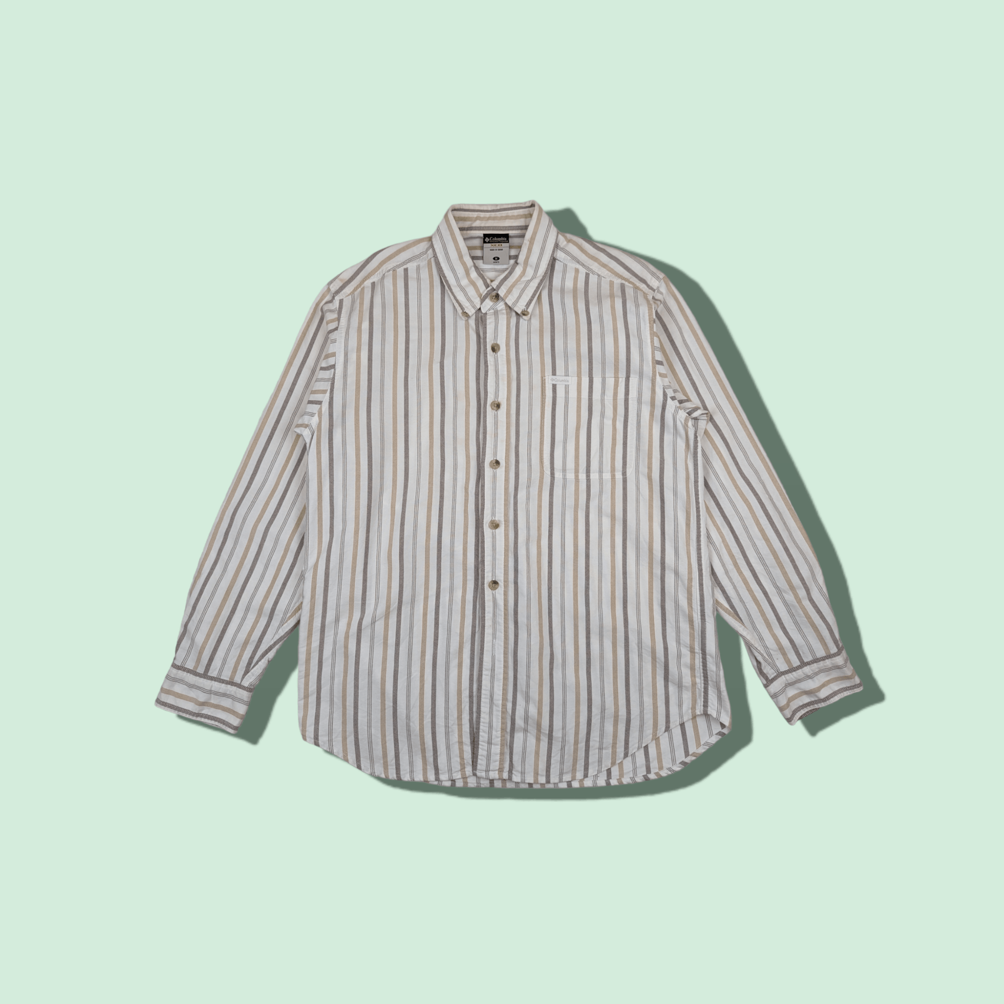 Columbia COLUMBIA Striped Button Up Shirt Flannel Outdoor Hiking Size US M / EU 48-50 / 2 - 1 Thumbnail