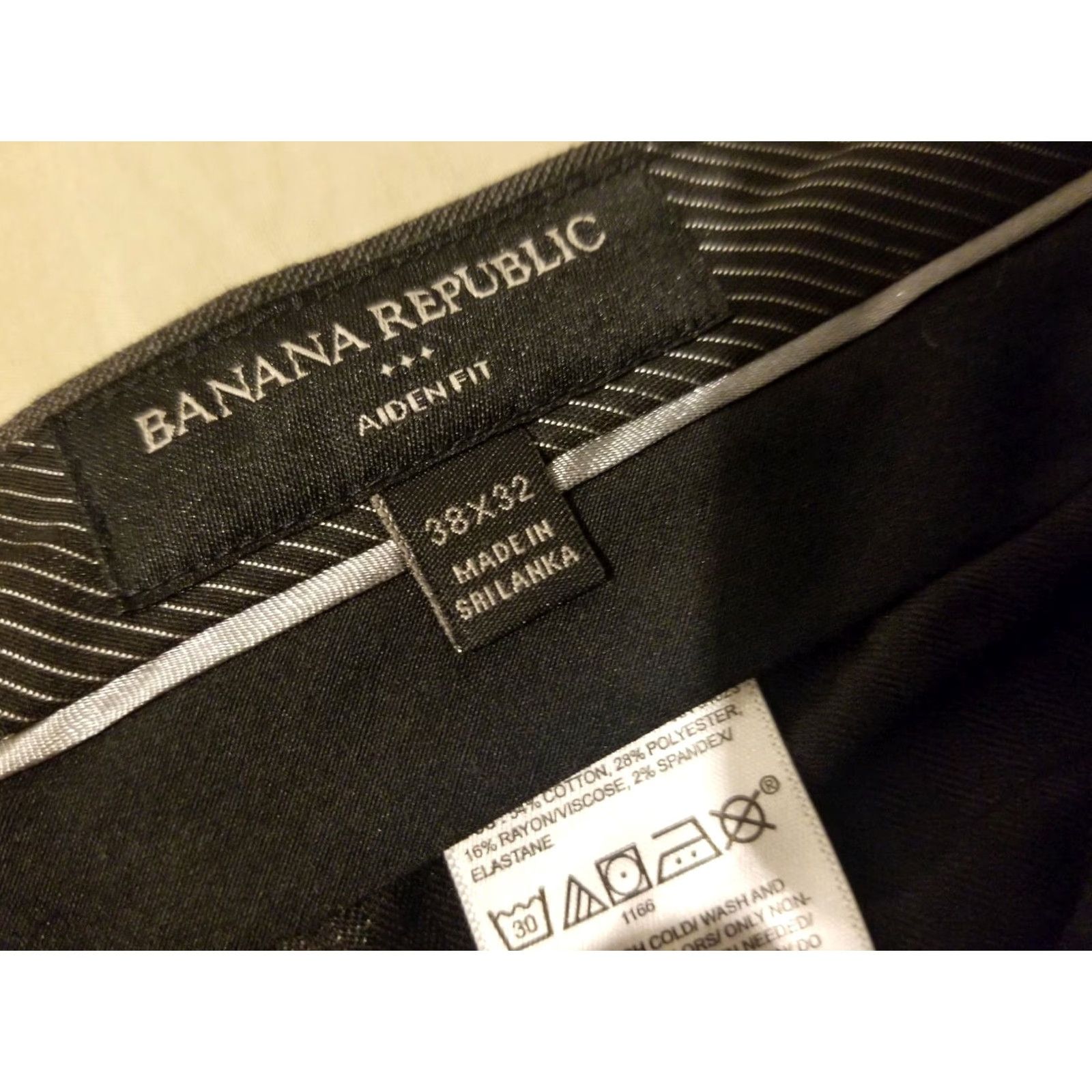 Banana Republic VINTAGE Banana Republic Mens Dress Pants 38x32 Gray Wool Chino Trousers Slack Pants Mens Size US 38 / EU 54 - 5 Thumbnail