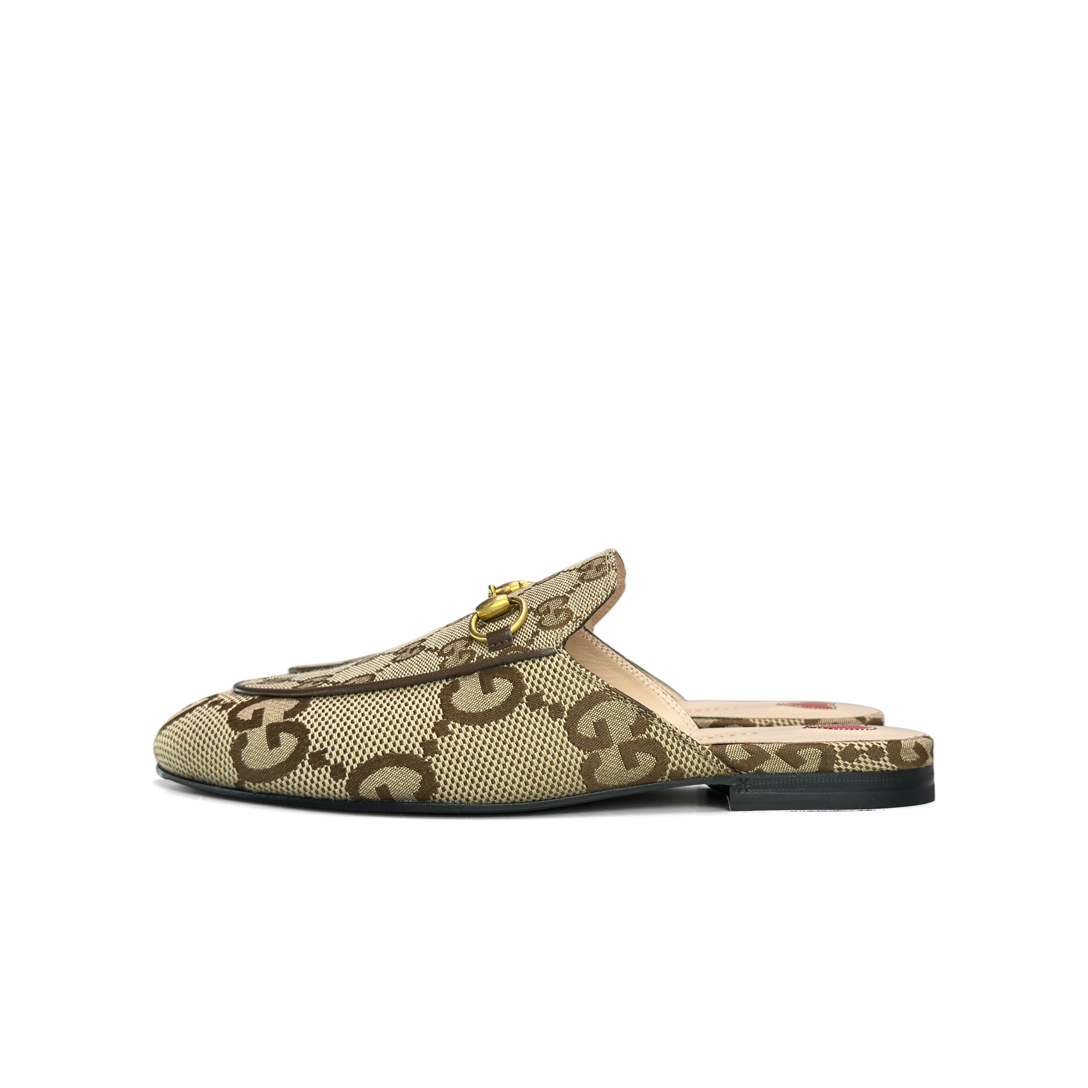 Gucci Gucci GG Supreme Canvas Horsebit Mules 36.5 Size US 6.5 / IT 36.5 - 1 Thumbnail