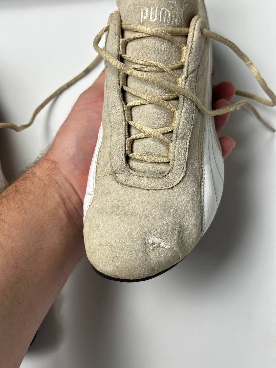 Puma Vintage Japanese Sneak Y2K Puma Speed Cat Beige Size US 8 / IT 38 - 13 Thumbnail
