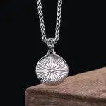 American College x Jewelry S925 Silver Horus Eye Of God Necklace, Men's