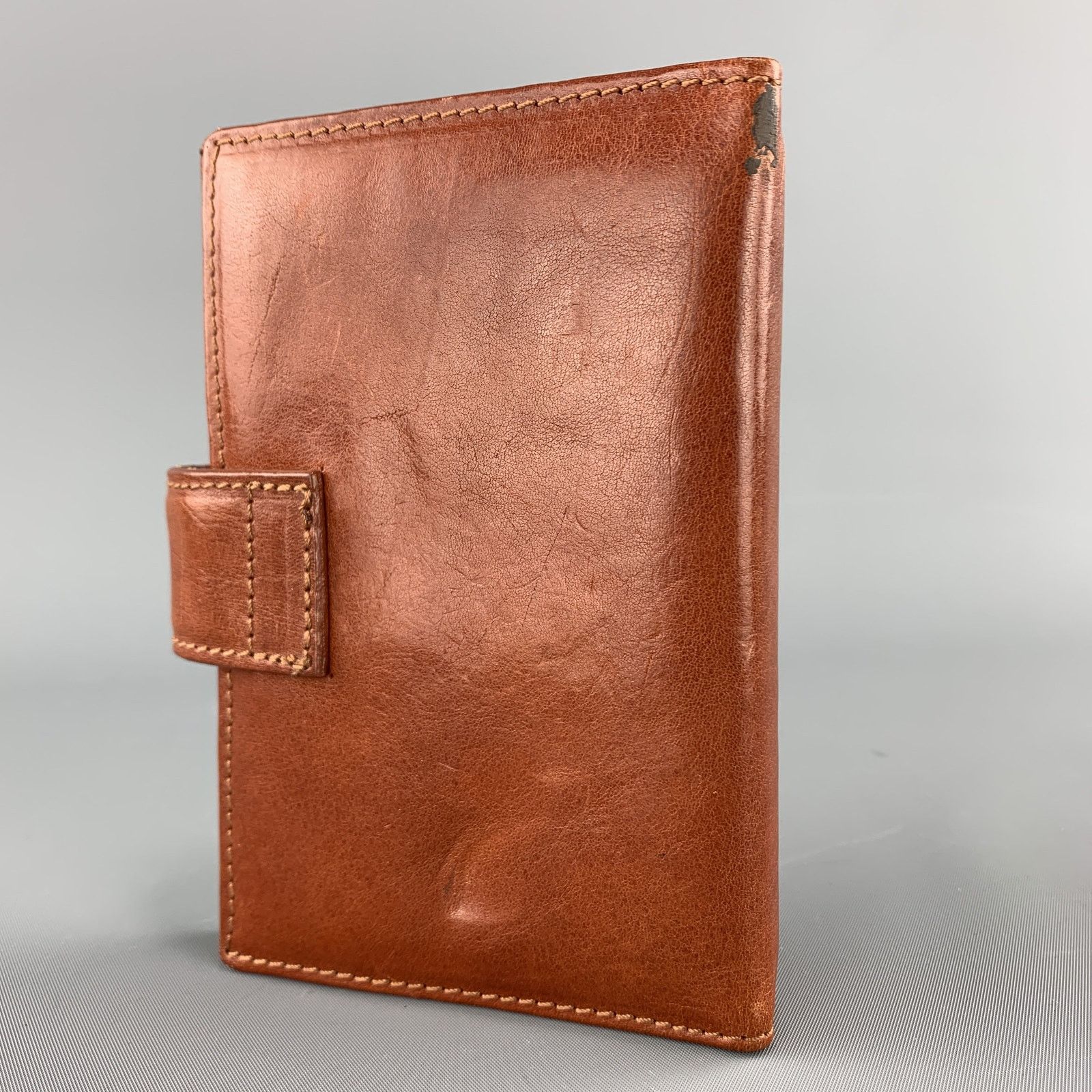 Other CONTE MAX Tan Leather Phone Contacts Book Size ONE SIZE - 4 Thumbnail