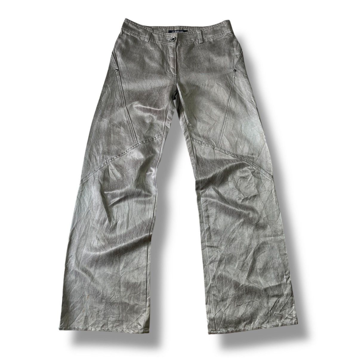 5351 POUR LES HOMMES Flared 5351 Pour Les Femmes Boot Cut Pants Size US 29 - 2 Thumbnail