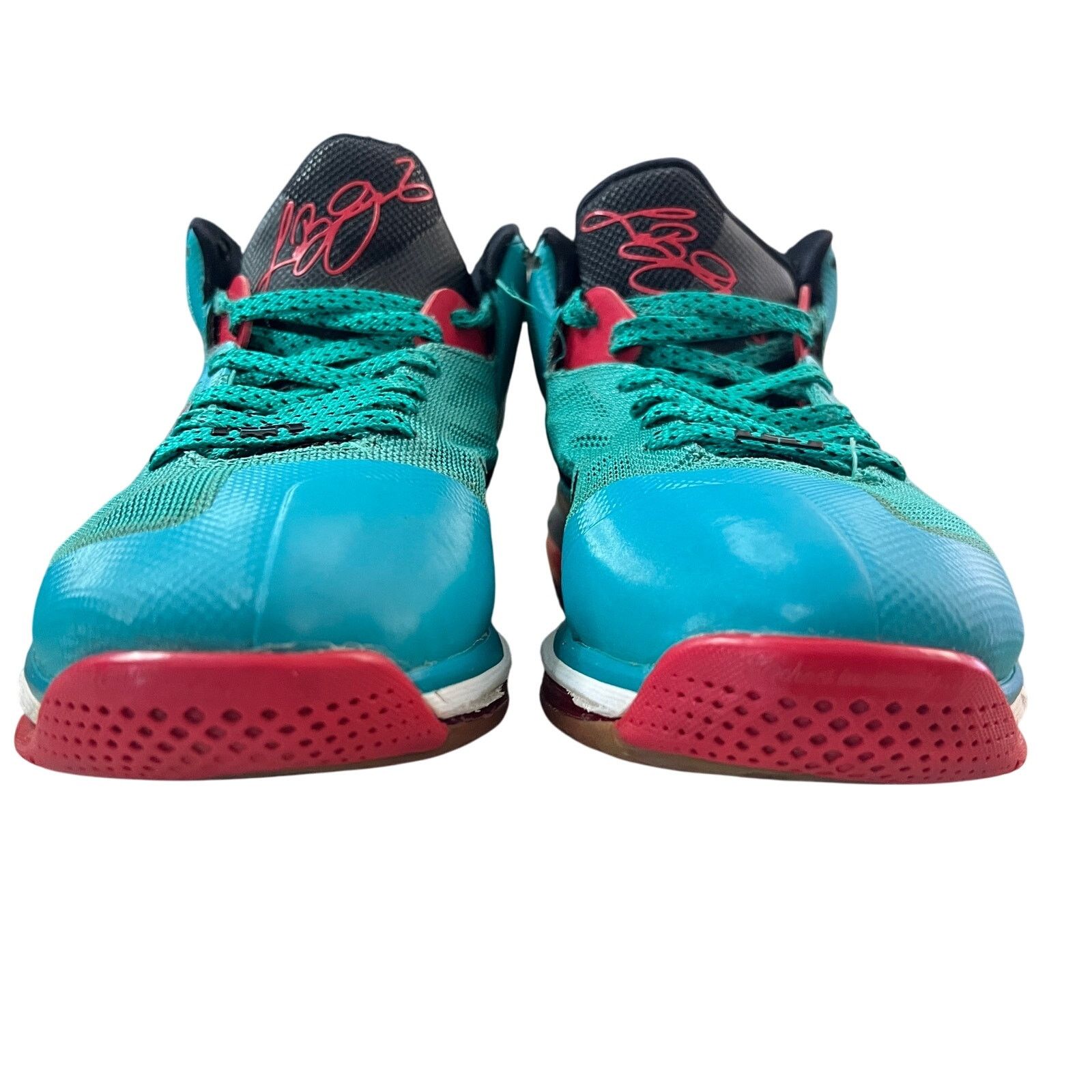 Nike Nike LeBron 9 Low Liverpool Teal Red Black Size 8 Size US 8 / EU 41 - 2 Thumbnail
