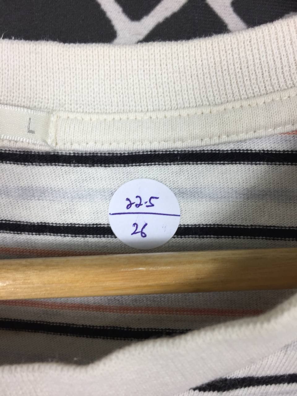 GU × Japanese Brand GU Japan Multicolor Striped Half Sleeve Tee Size US L / EU 52-54 / 3 - 11 Thumbnail