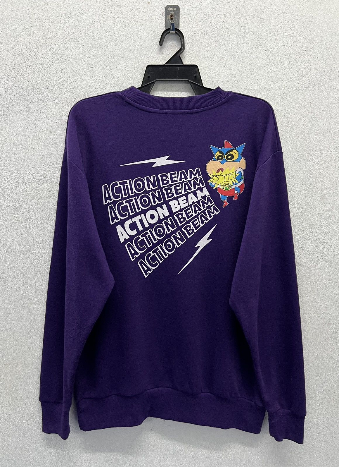 VINTAGE CRAYON SHIN-CHAN ACTION BEAM SWEATSHIRT - Main Image