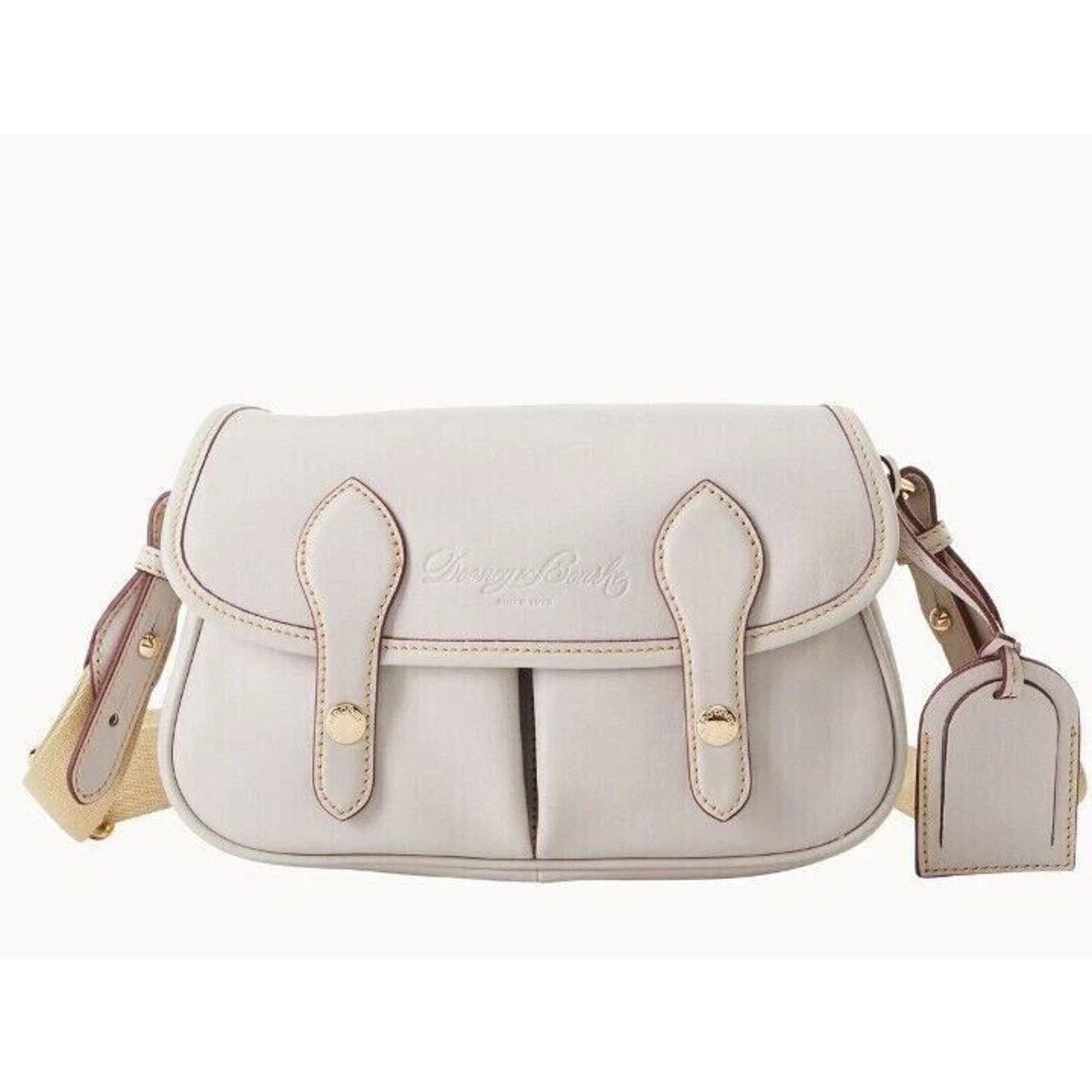 Dooney & Bourke Dooney & Bourke Florentine Bucket Bag Purse Ecru bag B000554 Size ONE SIZE - 1 Thumbnail