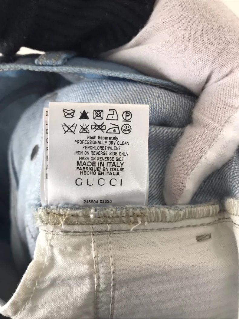 Gucci GucciLeather brand jeans 2503-Nextarrow Size US 32 / EU 48 - 4 Thumbnail